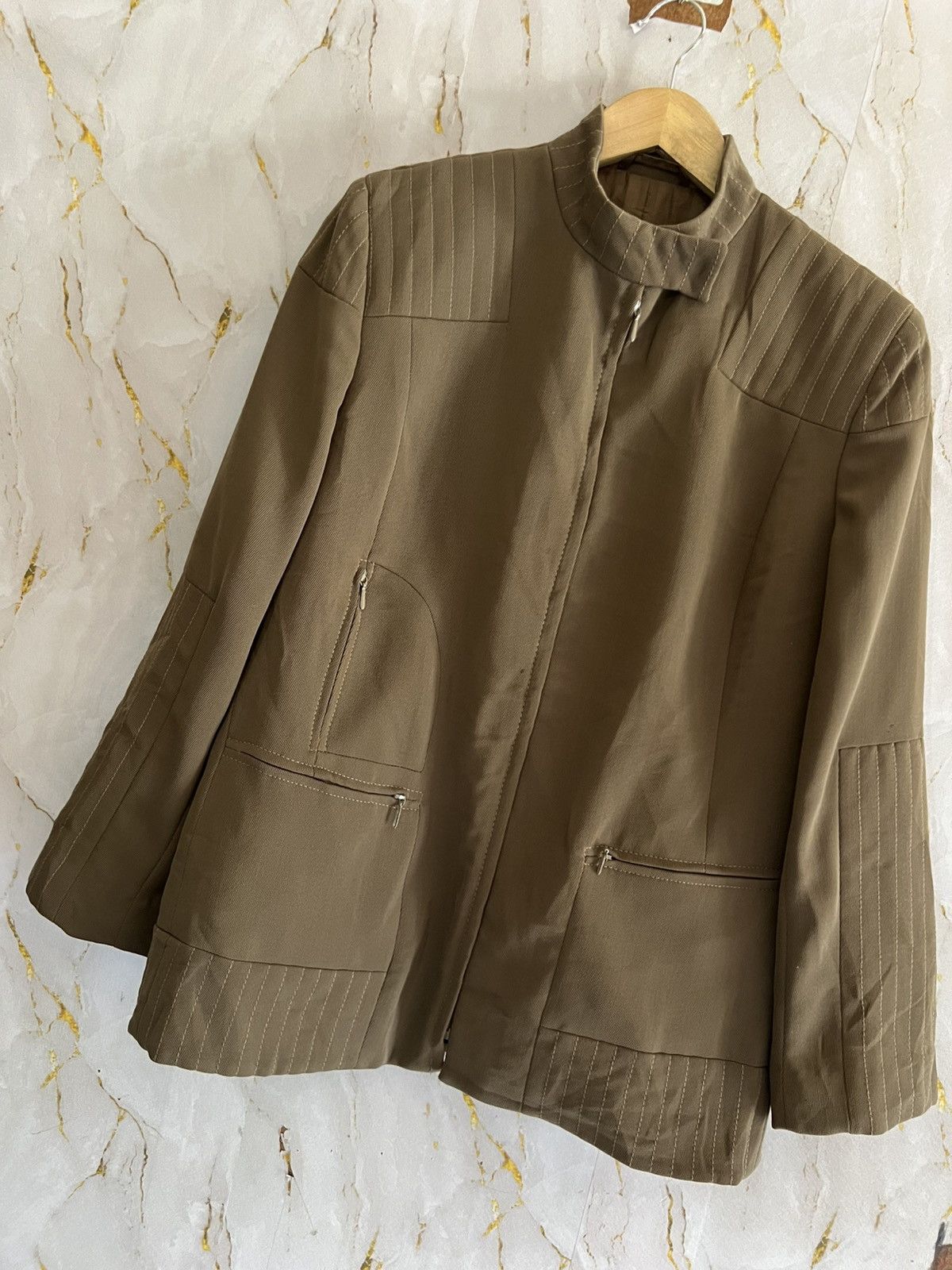 Vintage Vintage Erreuno Milano Wool Jacket Designer Made in Italy Size US M / EU 48-50 / 2 - 7 Thumbnail