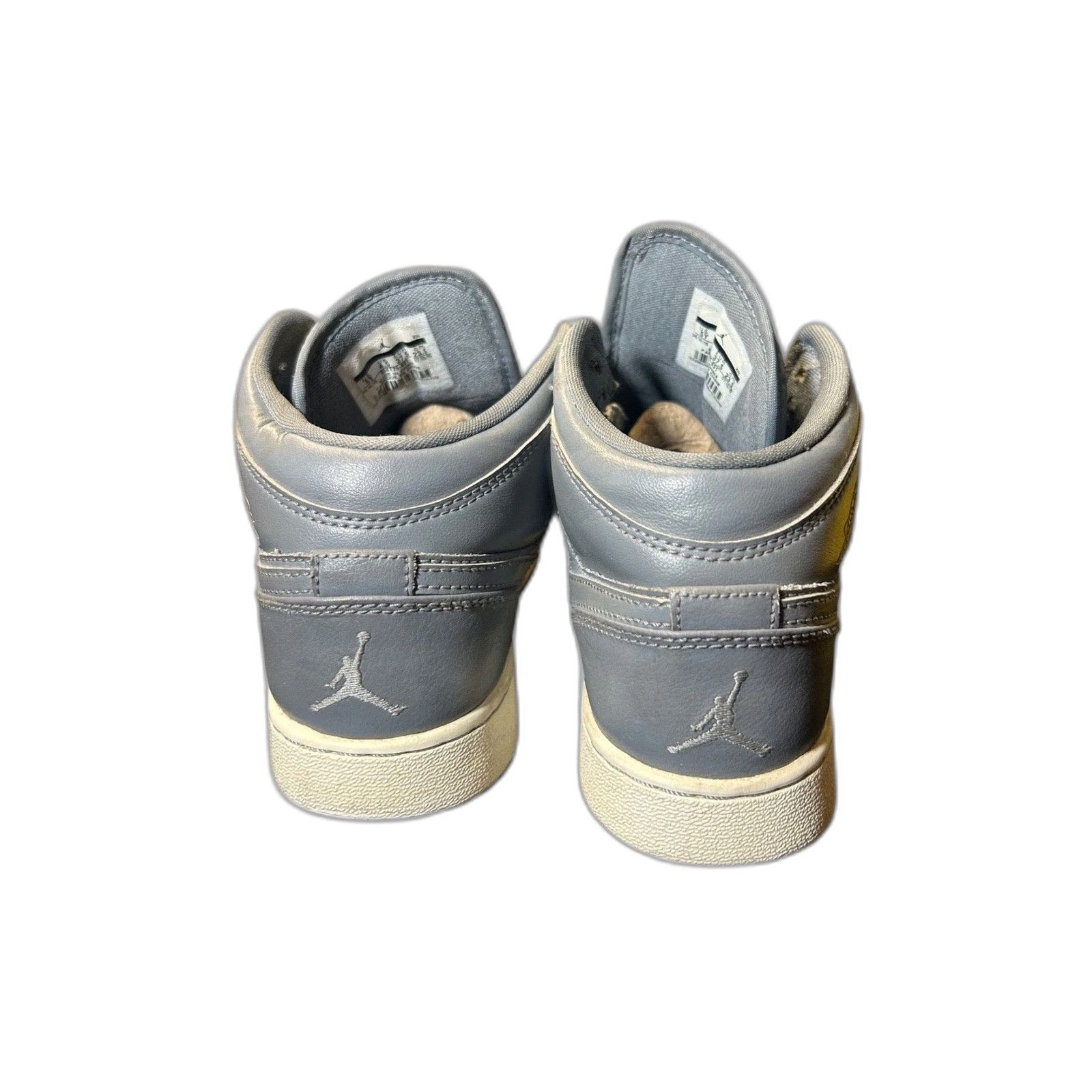 Nike Nike Boys Air Jordan 1 Mid 554725-031 Gray Basketball Shoes Size US XXS / EU 40 - 4 Thumbnail