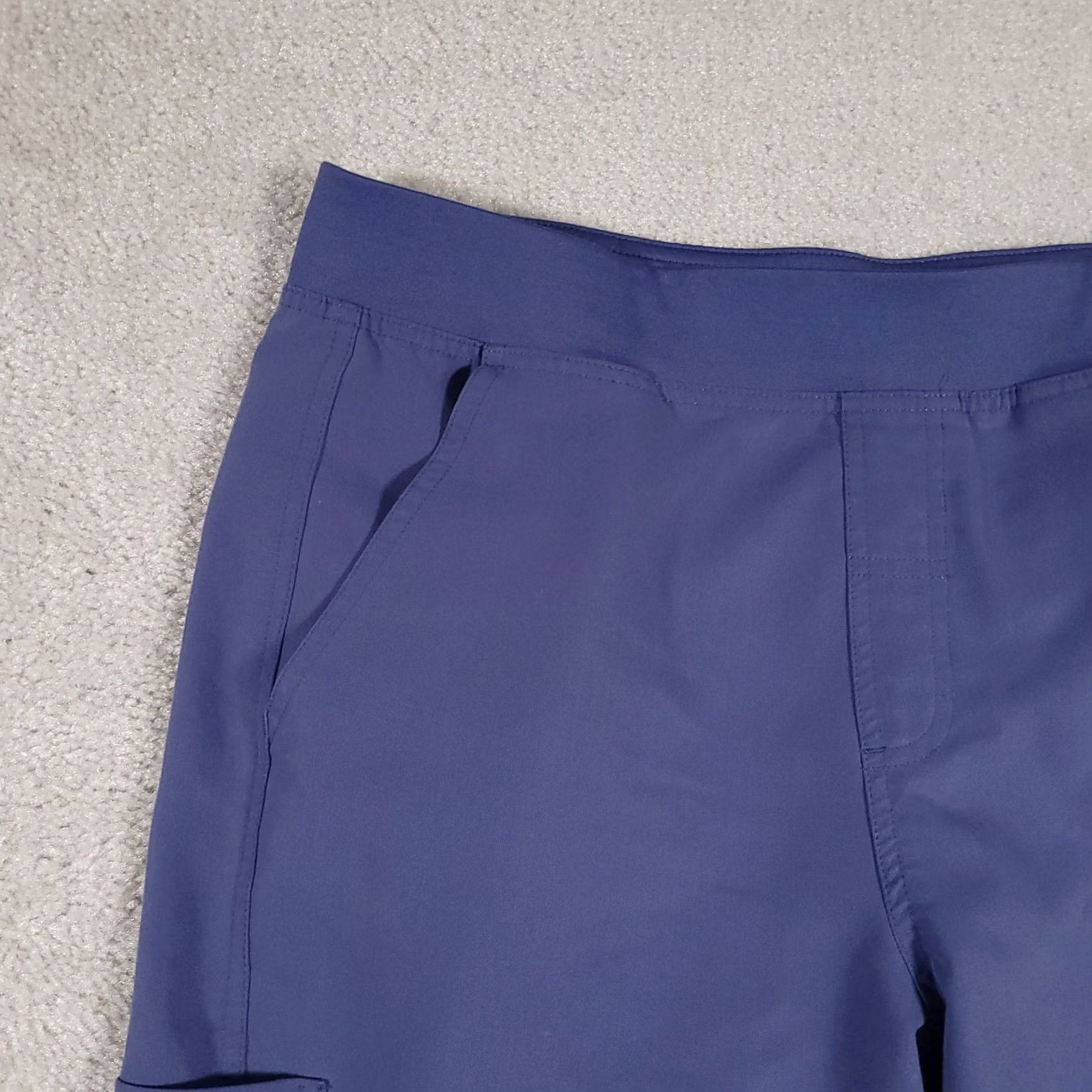 Vintage FIGS Technical Collection Pants Mens Large Blue Cargo Pocket Workwear Scrub Pants Straight Leg Size US 33 - 5 Thumbnail