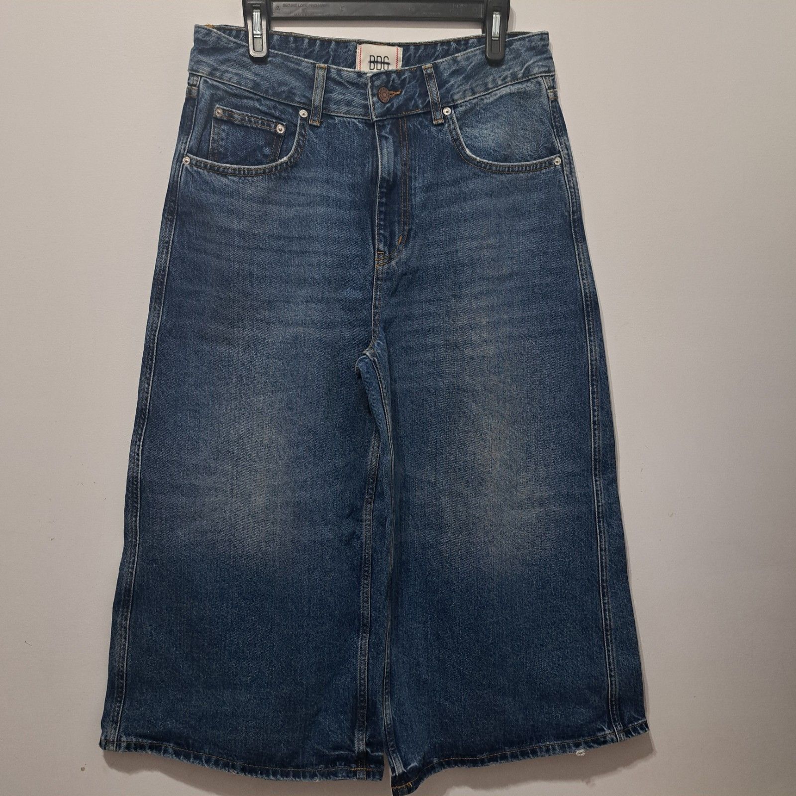 Bdg BDG Baggy Streetwear Wide Leg Cropped Jeans Size 31 Light Bl Size 31" - 11 Thumbnail