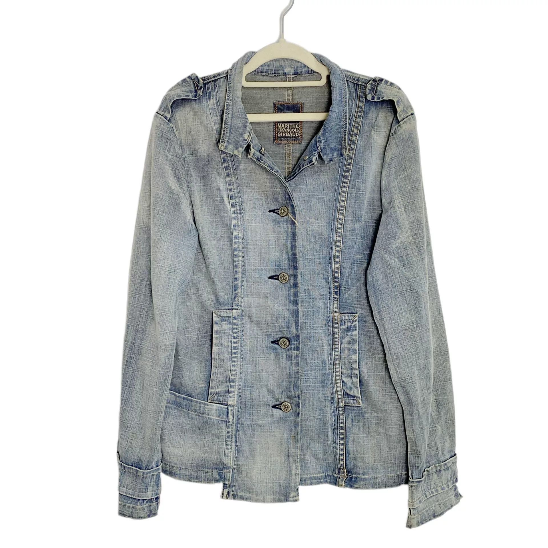 Marithe + Francois Girbaud Marithe Francois Girbaud Denim Jacket Size US M / EU 48-50 / 2 - 1 Thumbnail