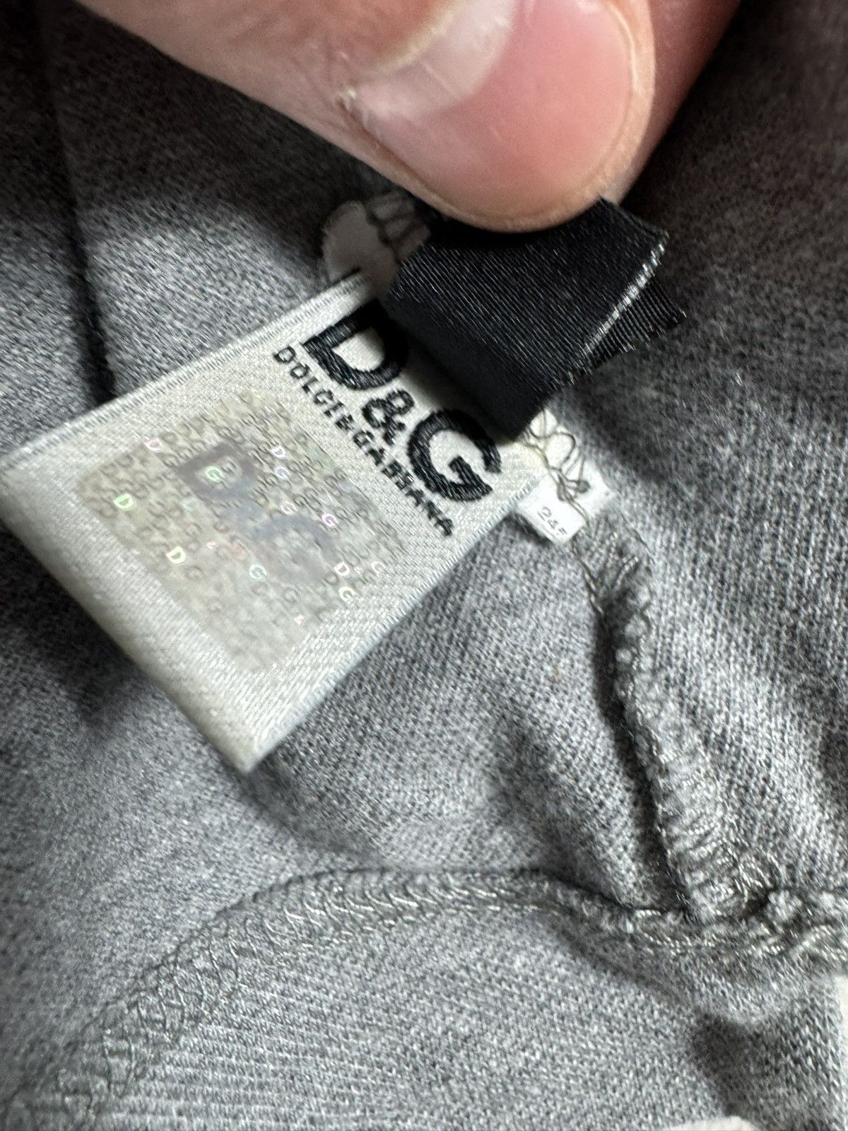 Dolce & Gabbana Dolce & Gabbana DG Luxury Polo Shirt Size 50 Grey Size US M / EU 48-50 / 2 - 10 Thumbnail