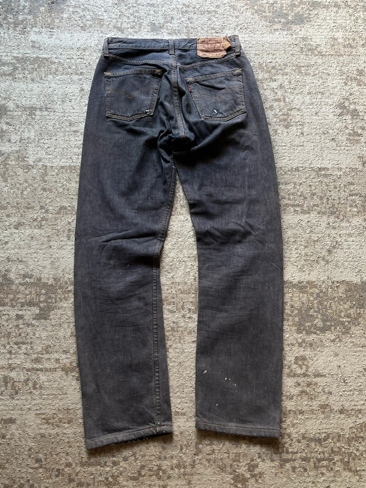 Levi's Levi’s 2004 Narural Distressed Grey Jeans Denim Rare Size US 30 / EU 46 - 9 Thumbnail
