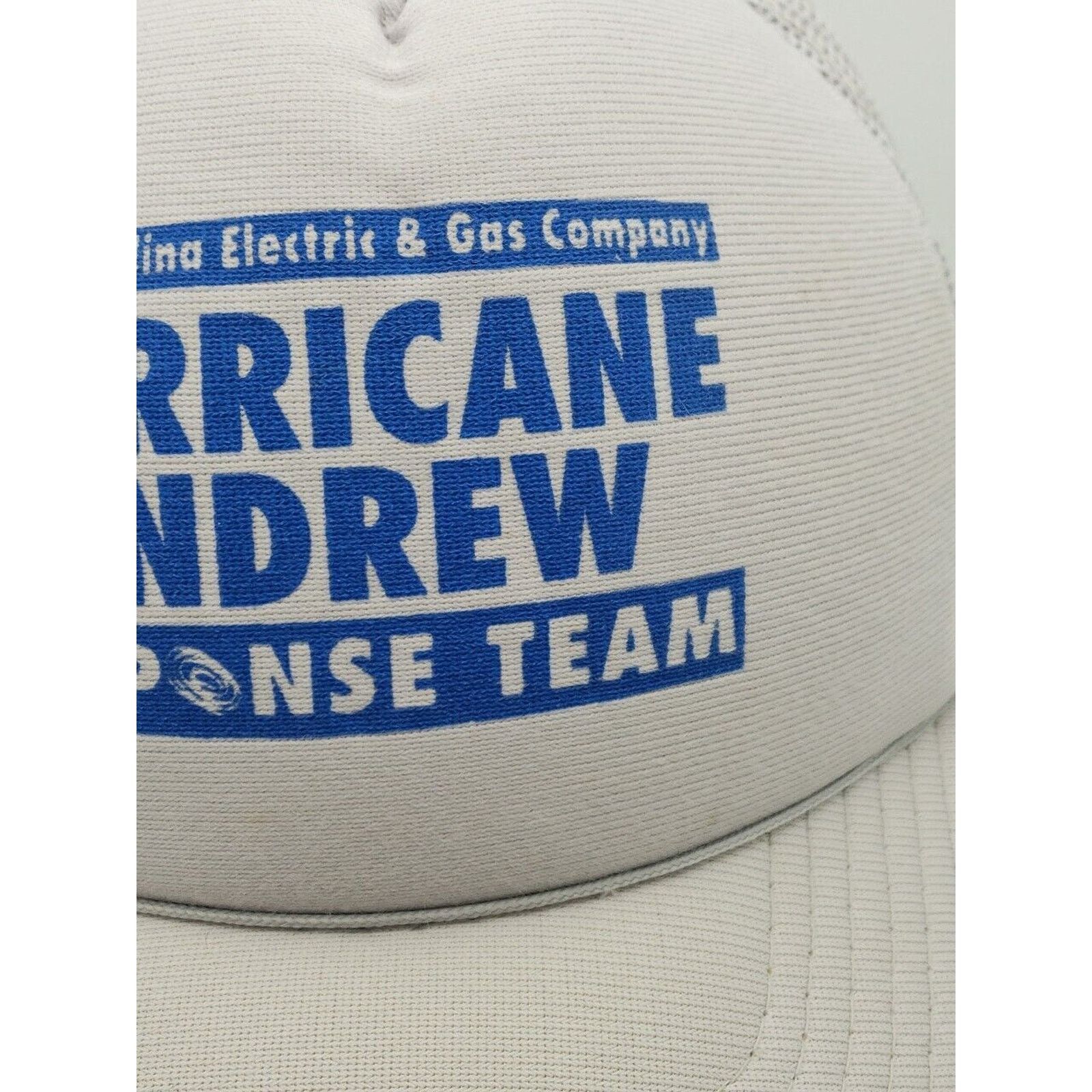Other 90s 1992 Hurricane Andrew DISASTER RESPONSE TEAM Foam Hat Size ONE SIZE - 8 Thumbnail