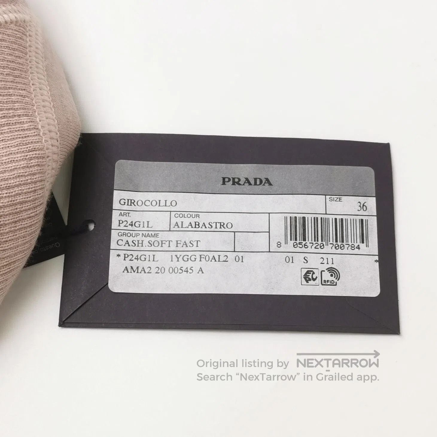 Prada Prada Logo Crew Neck Knit Sweater . Size XXS / US 00 / IT 34 - 4 Thumbnail
