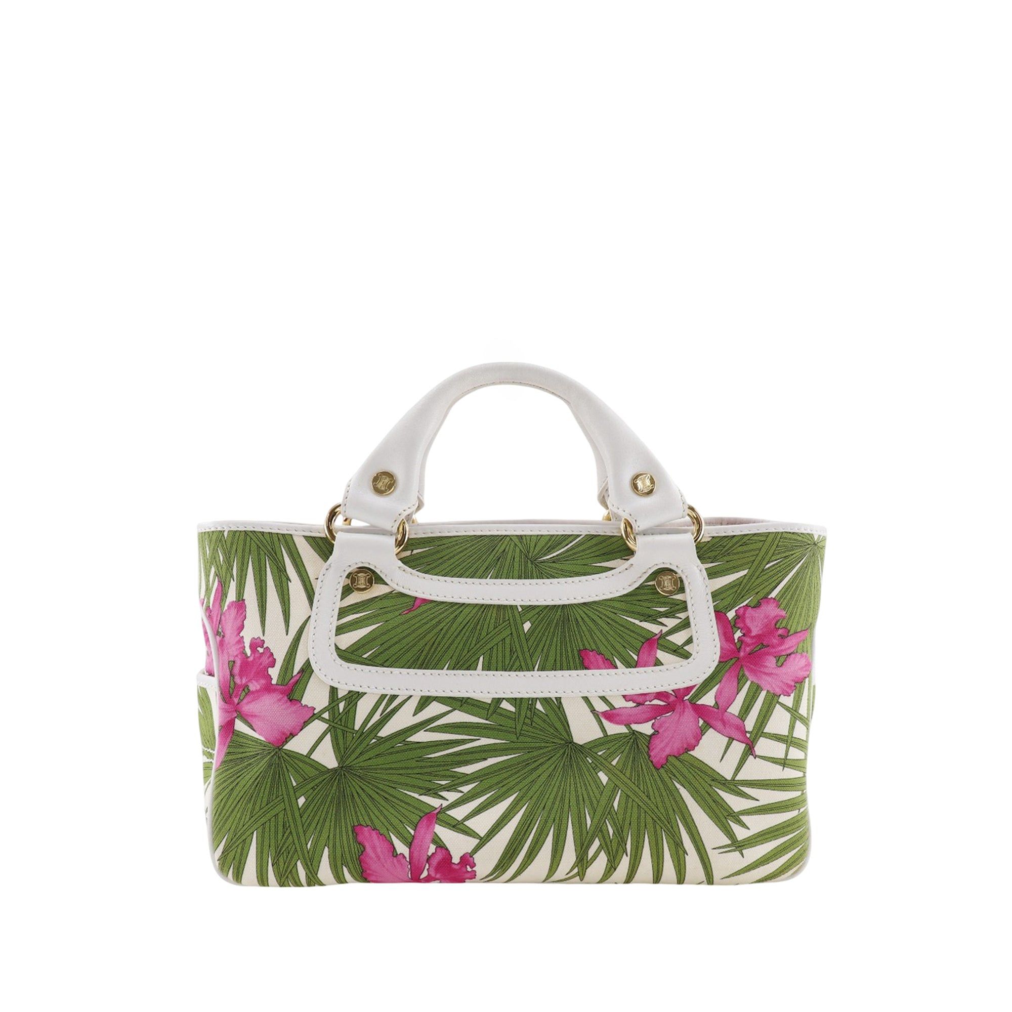 Celine Canvas Botanical Print Boogie Handbag Size ONE SIZE - 1 Thumbnail