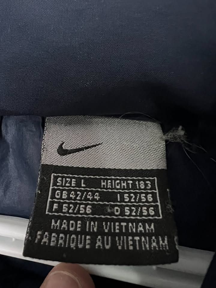 Nike Nike Vintage Down Winter Jacket Puffer Blue Mini Swoosh Size US XL / EU 56 / 4 - 7 Thumbnail
