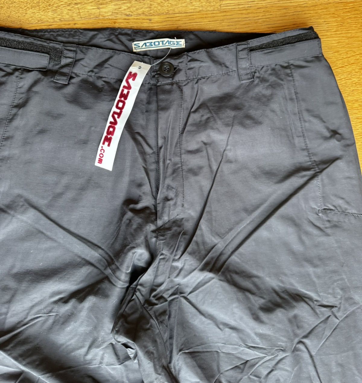Walter Van Beirendonck NOS 1990‘s Sabotage Contrast Zip Panel/Rivet Rave Pants Size US 34 / EU 50 - 3 Thumbnail