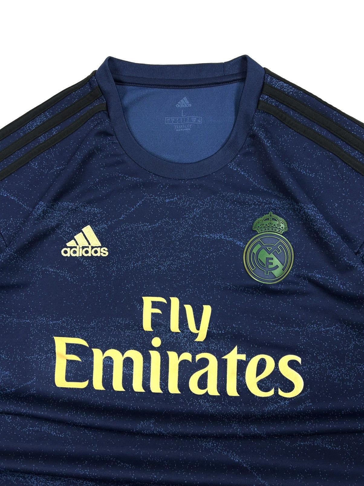 Adidas 2019-2020 Real Madrid Adidas Away Soccer Jersey Navy L Size US L / EU 52-54 / 3 - 6 Thumbnail