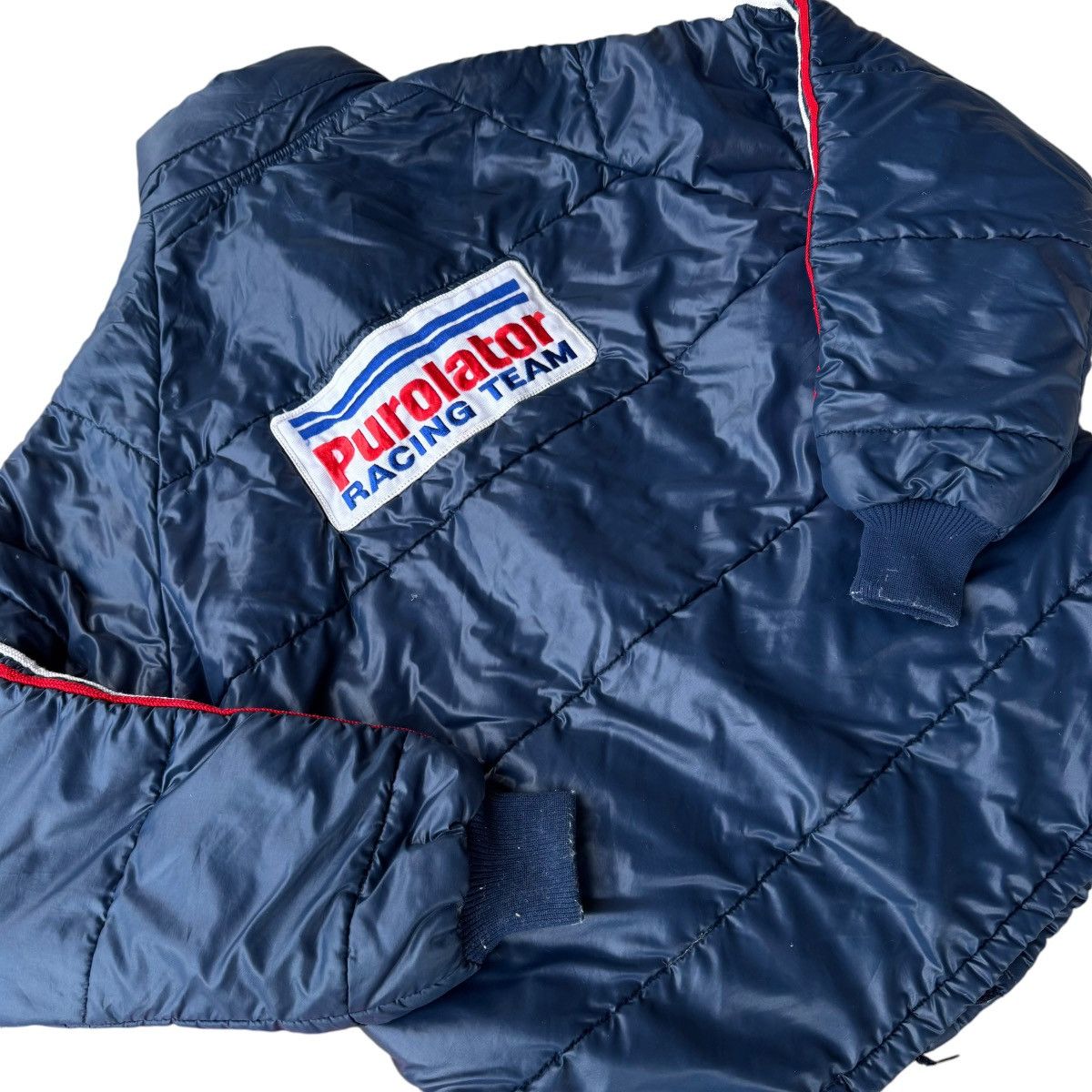 Swingster 80s Swingster True Vintage Purolator Puffy Racing Jacket Size US L / EU 52-54 / 3 - 4 Thumbnail