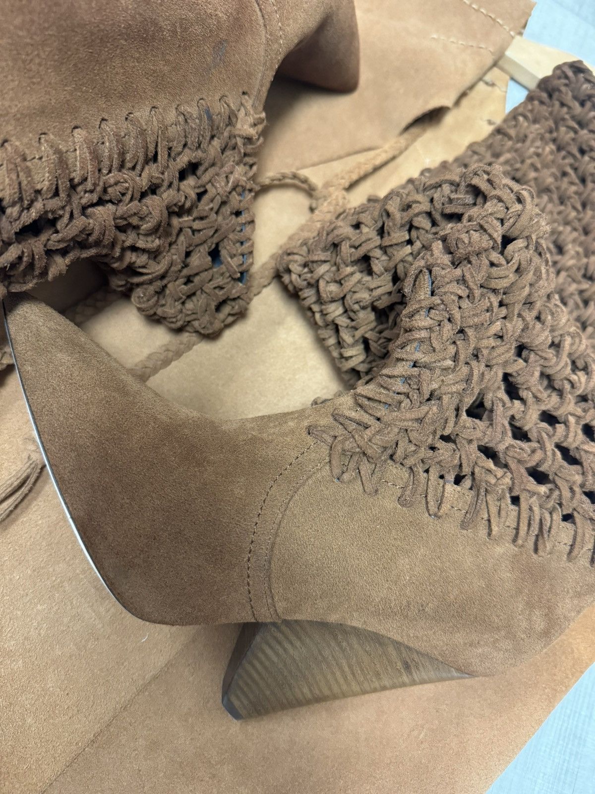 Yves Saint Laurent YSL Niki Suede boots Size US 10 / IT 40 - 9 Thumbnail