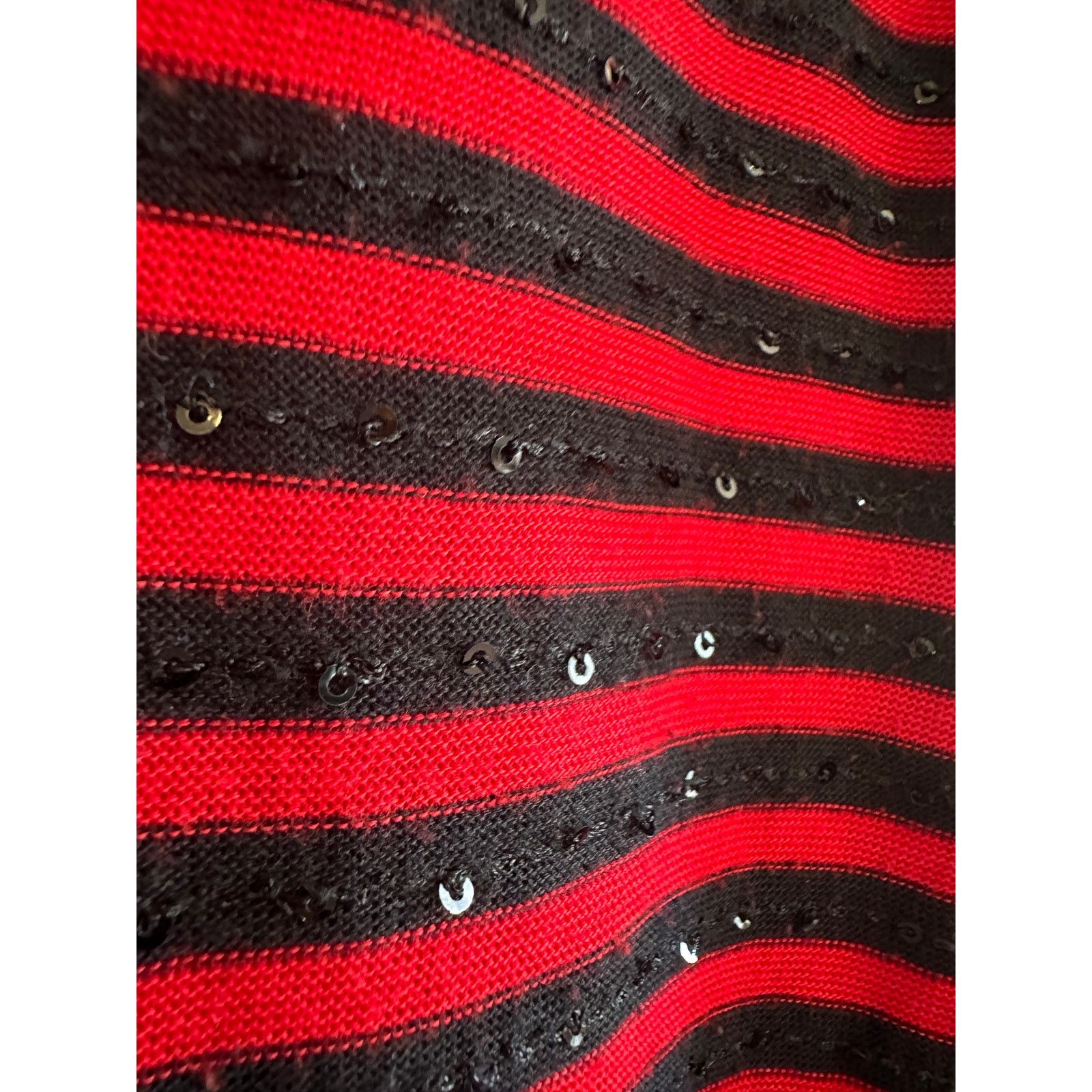 Express Express Stripe Scoop Back Sequin T-Shirt Dress size Large Size L / US 10 / IT 46 - 7 Thumbnail