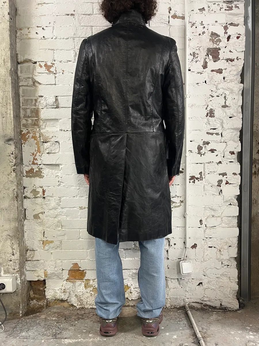 Roberto Cavalli 2000s Roberto Cavalli Black Leather Premium Trench Coat Size US S / EU 44-46 / 1 - 3 Thumbnail