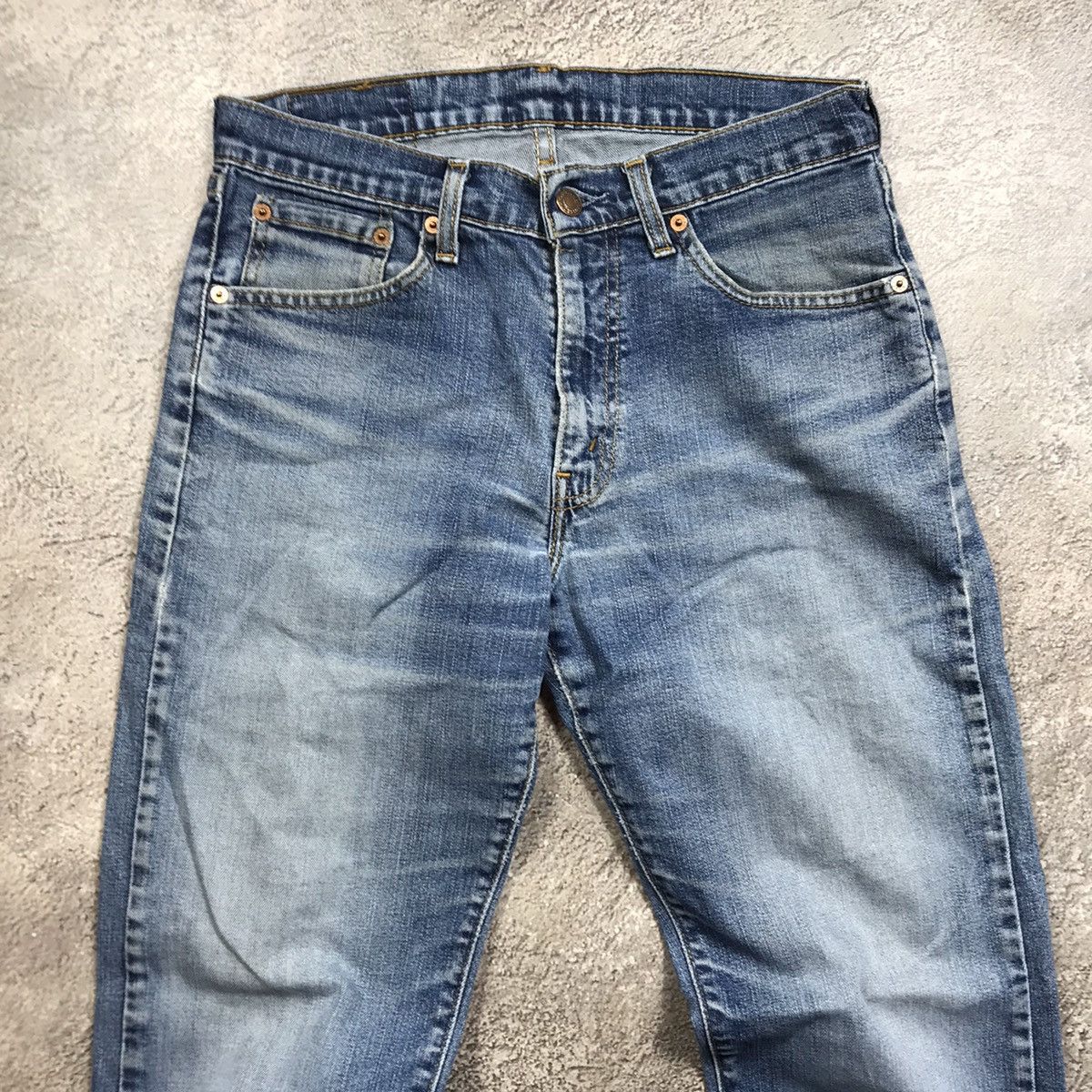 Vintage Vintage 90s Levis Distressed Baggy Jeans Grunge Thrashed 30 Size US 30 / EU 46 - 4 Thumbnail