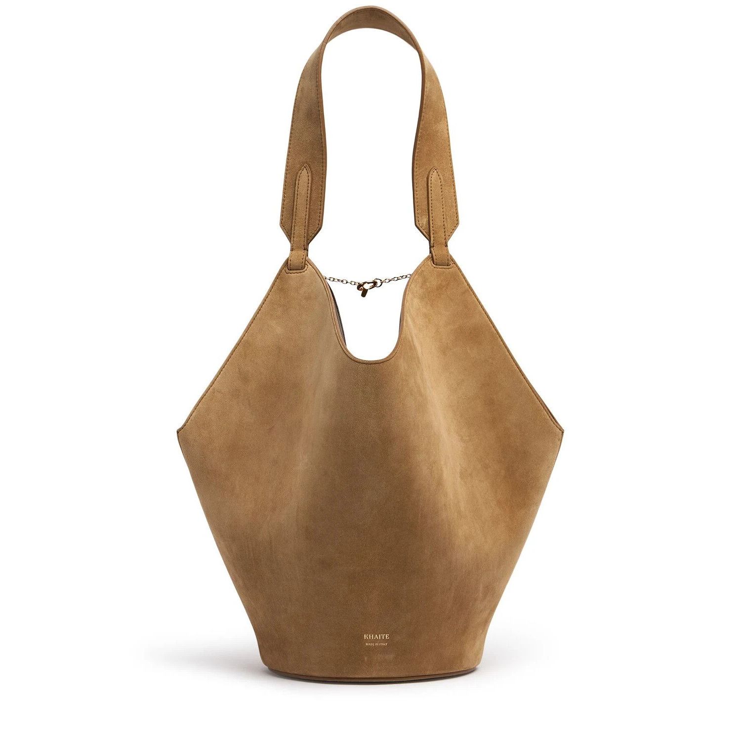 KHAITE KHAITE Lotus Small Mud Suede Tote Bag New & Authentic Size ONE SIZE - 1 Thumbnail