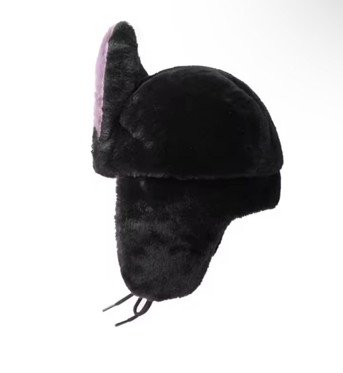 Japanese Brand Y2K Vintage Jiji Black Cat Ushanka Autumn Winter Warm Hat Size ONE SIZE - 3 Thumbnail