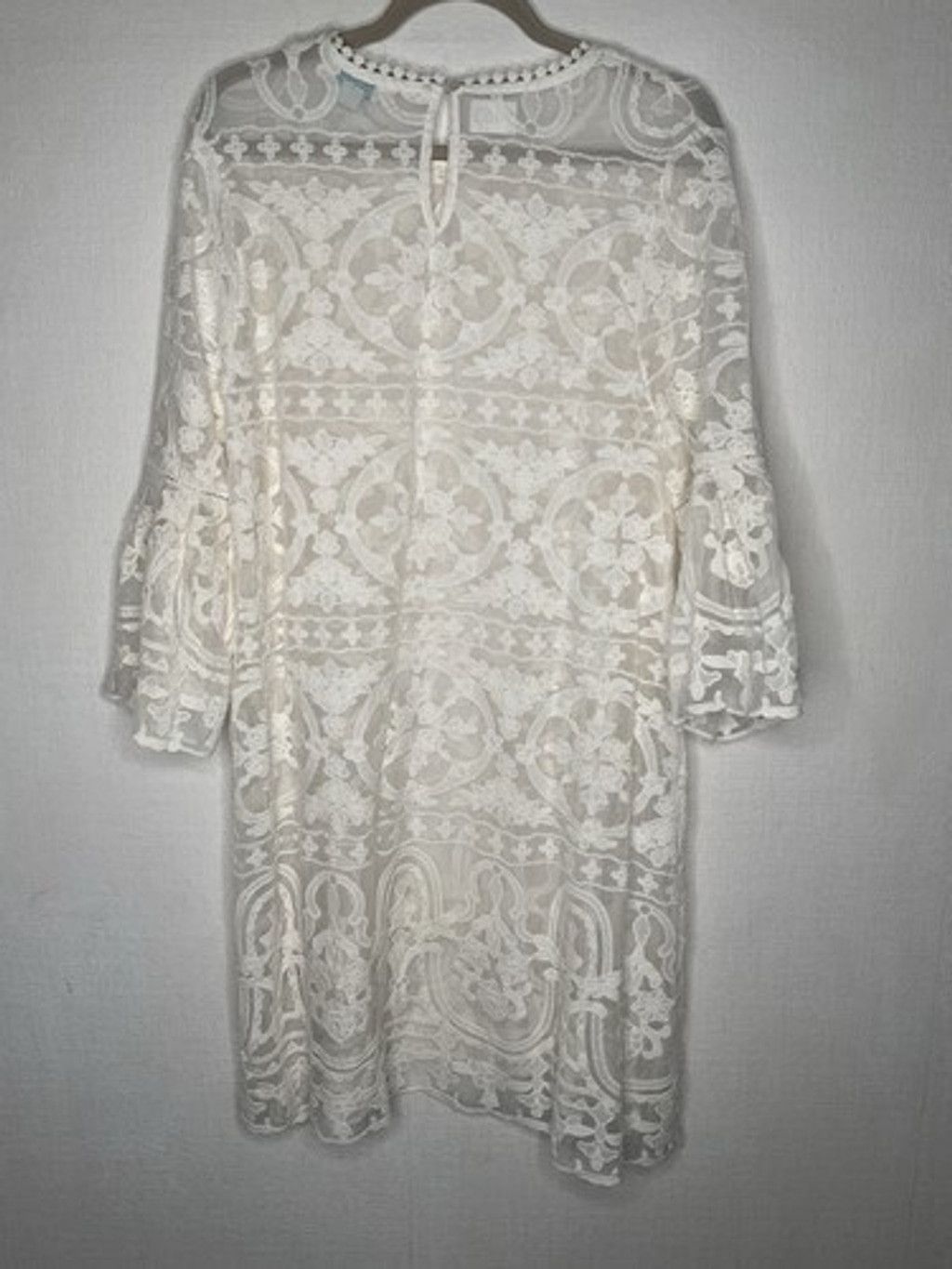 Other NWOT Sundance Silk Sheer Susannah Lace Overlay Midi Dress L Size L / US 10 / IT 46 - 9 Thumbnail