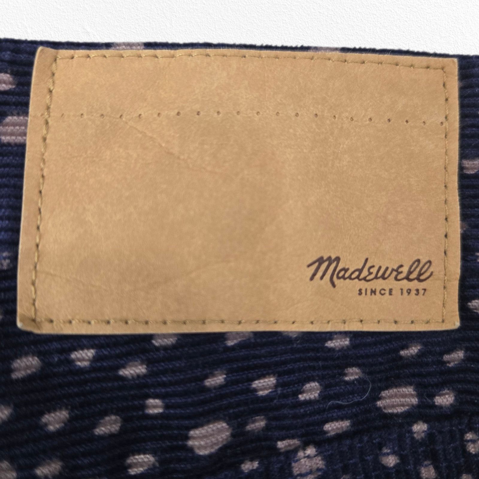 Madewell Madewell Navy Blue Polka Dot Skinny Pants Size 26 Size 26" / US 2 / IT 38 - 7 Thumbnail