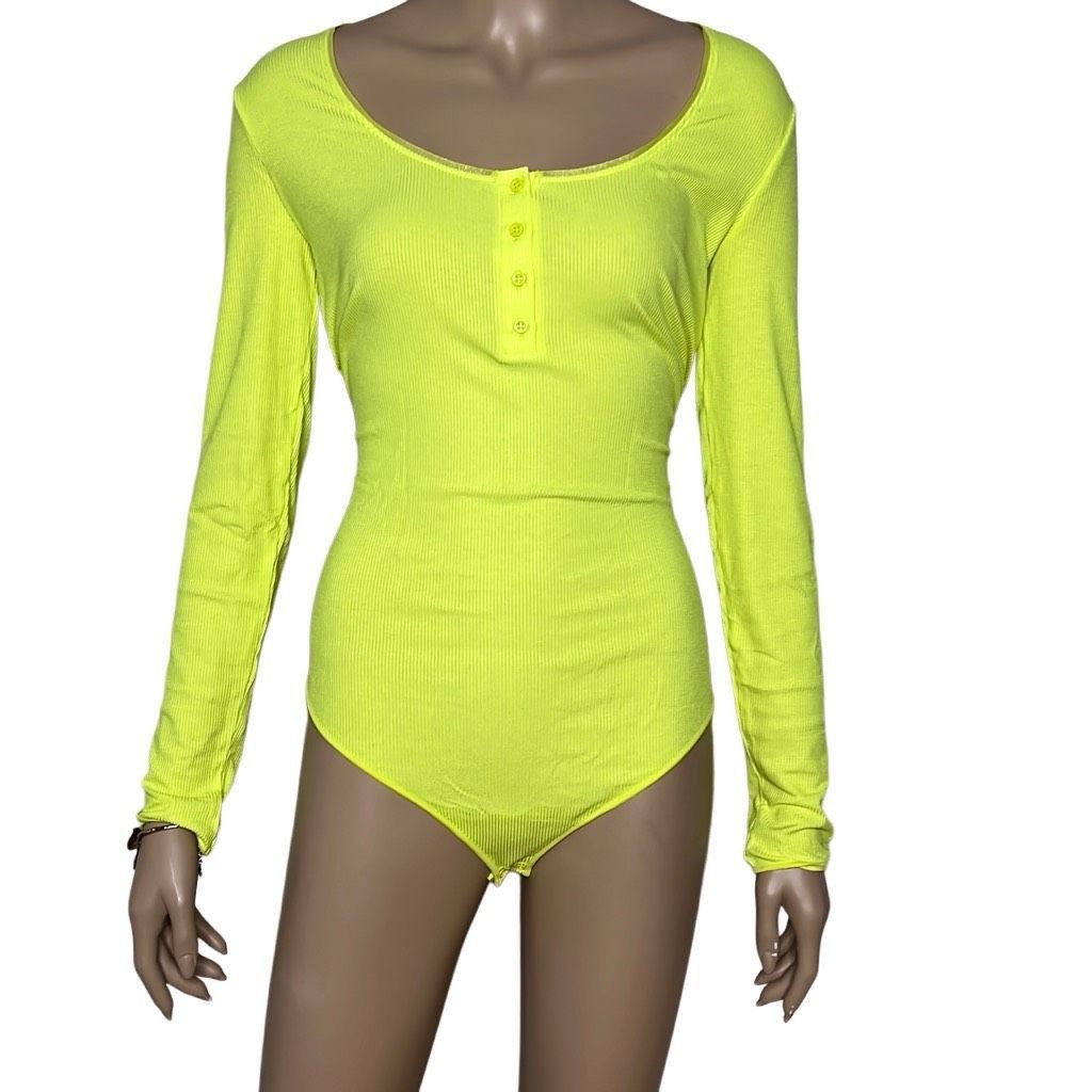 Wolford NWT Wolford Henley String Body Green L Size L / US 10 / IT 46 - 7 Thumbnail