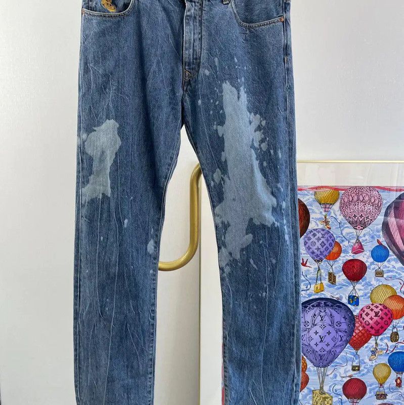Vivienne Westwood Vivienne Westwood Blue Cotton Women's Jeans 0089 Size 24" / US 00 / IT 34 - 1 Thumbnail