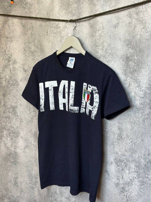 Italic JHK "ITALIA" Big Logo Pring T-Shirt Vintage Tee TSRA 150 Size US S / EU 44-46 / 1 - 1 Thumbnail