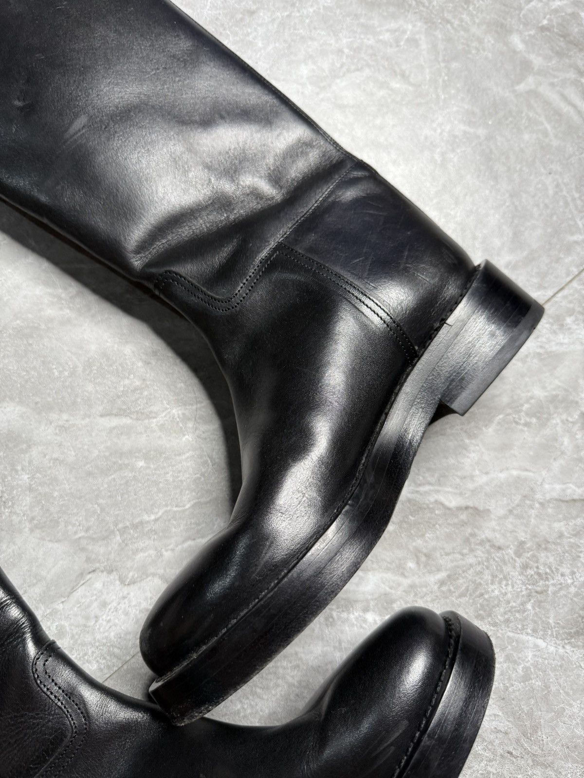 Ann Demeulemeester Ann Demeulemeester Belted Riding Boots 100% Authentic Size US 7 / IT 37 - 6 Thumbnail