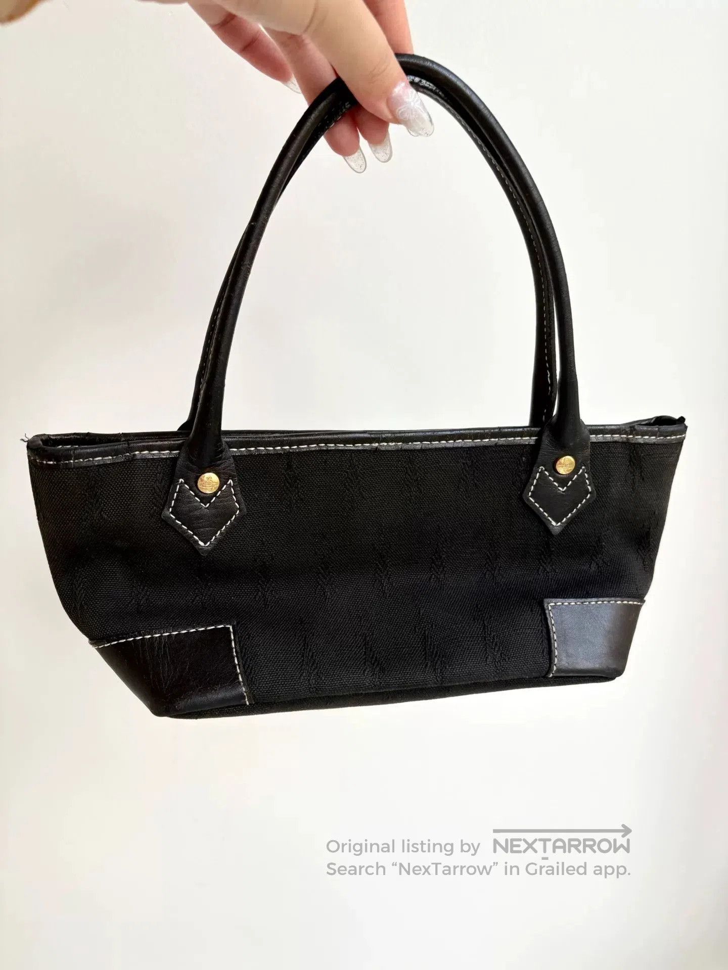 Vivienne Westwood Vivienne Westwood Vintage Saturn Logo Handbag. Size ONE SIZE - 2 Thumbnail