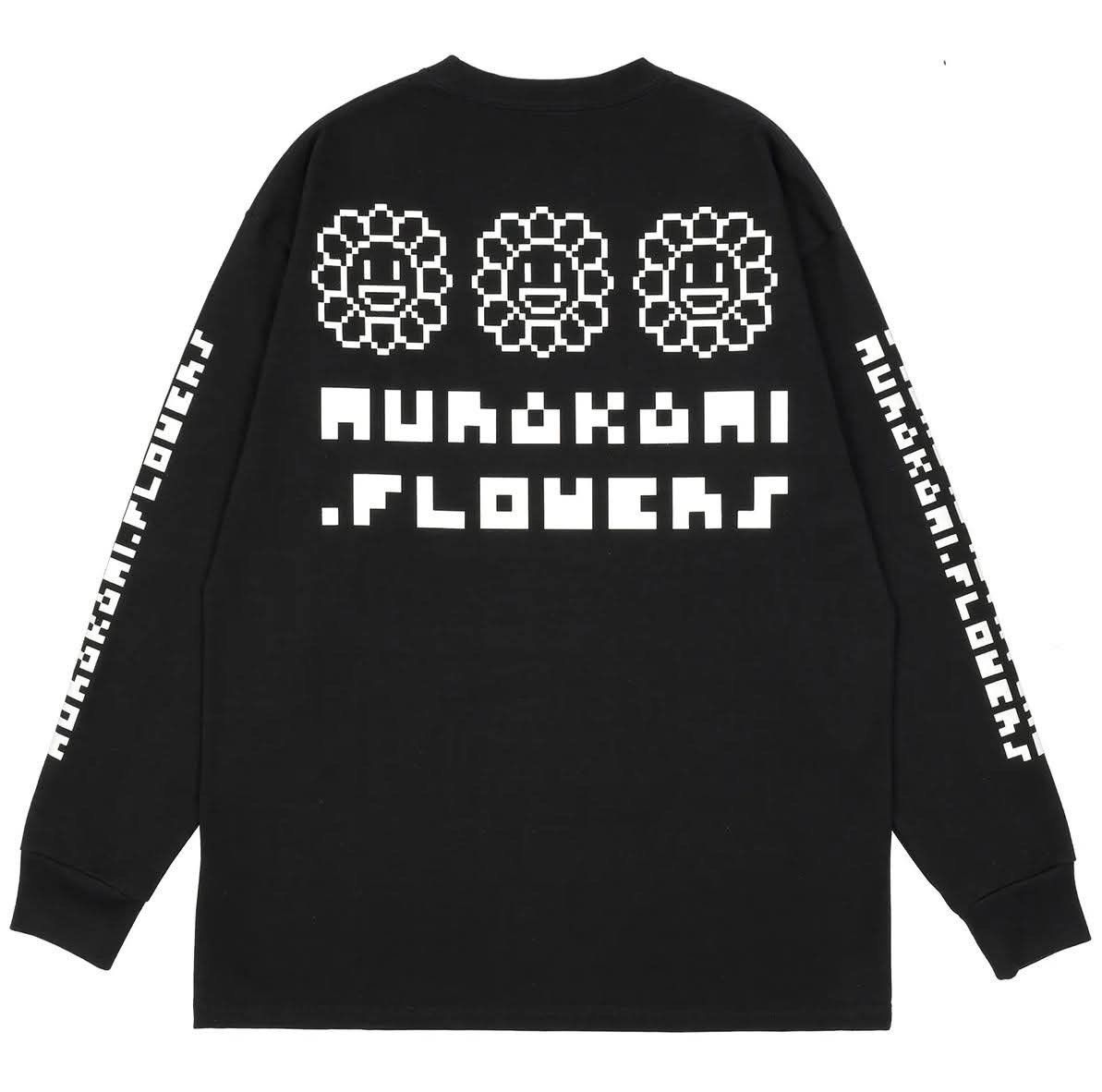 Takashi Murakami Takashi Murakami 0085 flowers long sleeve Tshirt Black Size US L / EU 52-54 / 3 - 2 Thumbnail