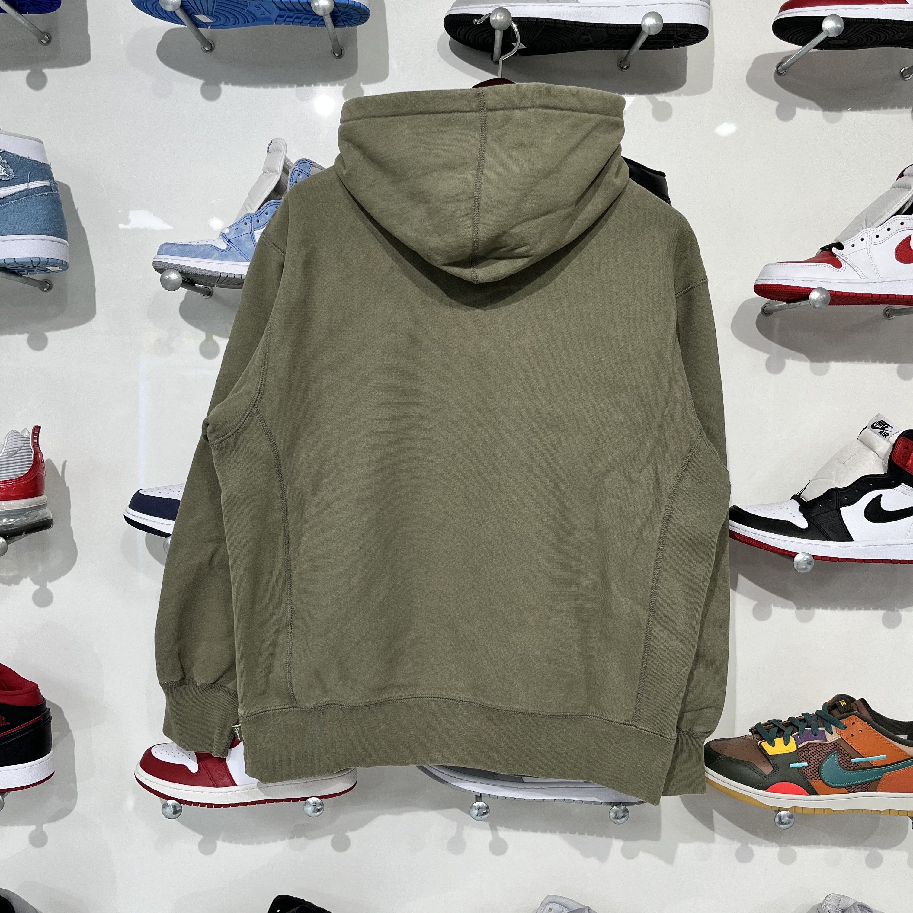 Supreme Supreme Cross Box Logo Hoodie Light Olive Size US M / EU 48-50 / 2 - 2 Thumbnail