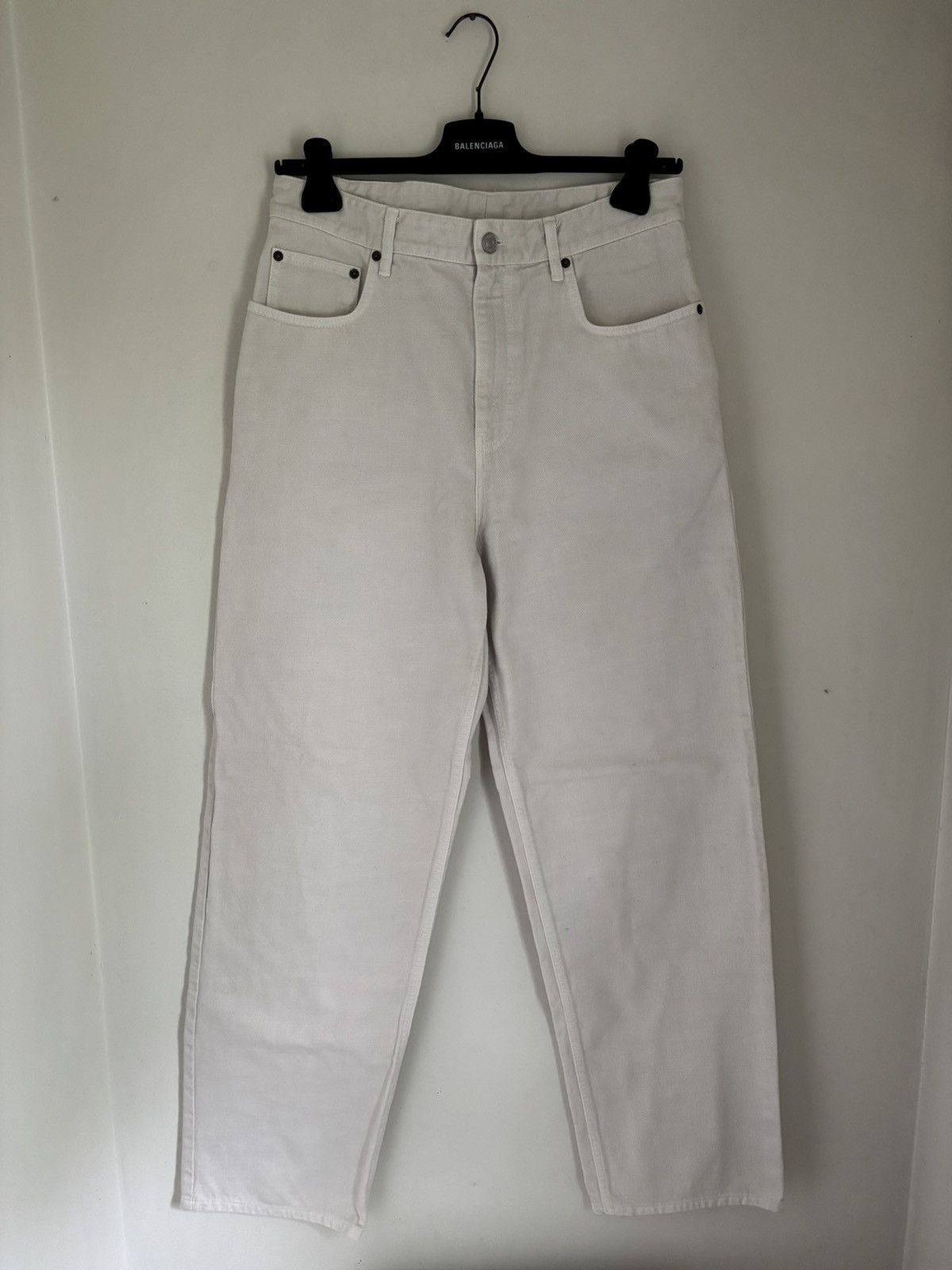 Balenciaga Balenciaga SS20 White denim Size US 32 / EU 48 - 3 Thumbnail