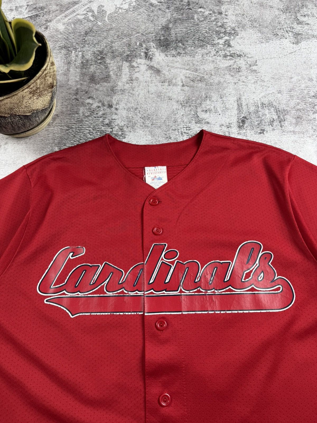 Majestic CARDINALS Isringhausen 44 USA Baseball Jersey USA T Shirt Size US L / EU 52-54 / 3 - 16 Thumbnail