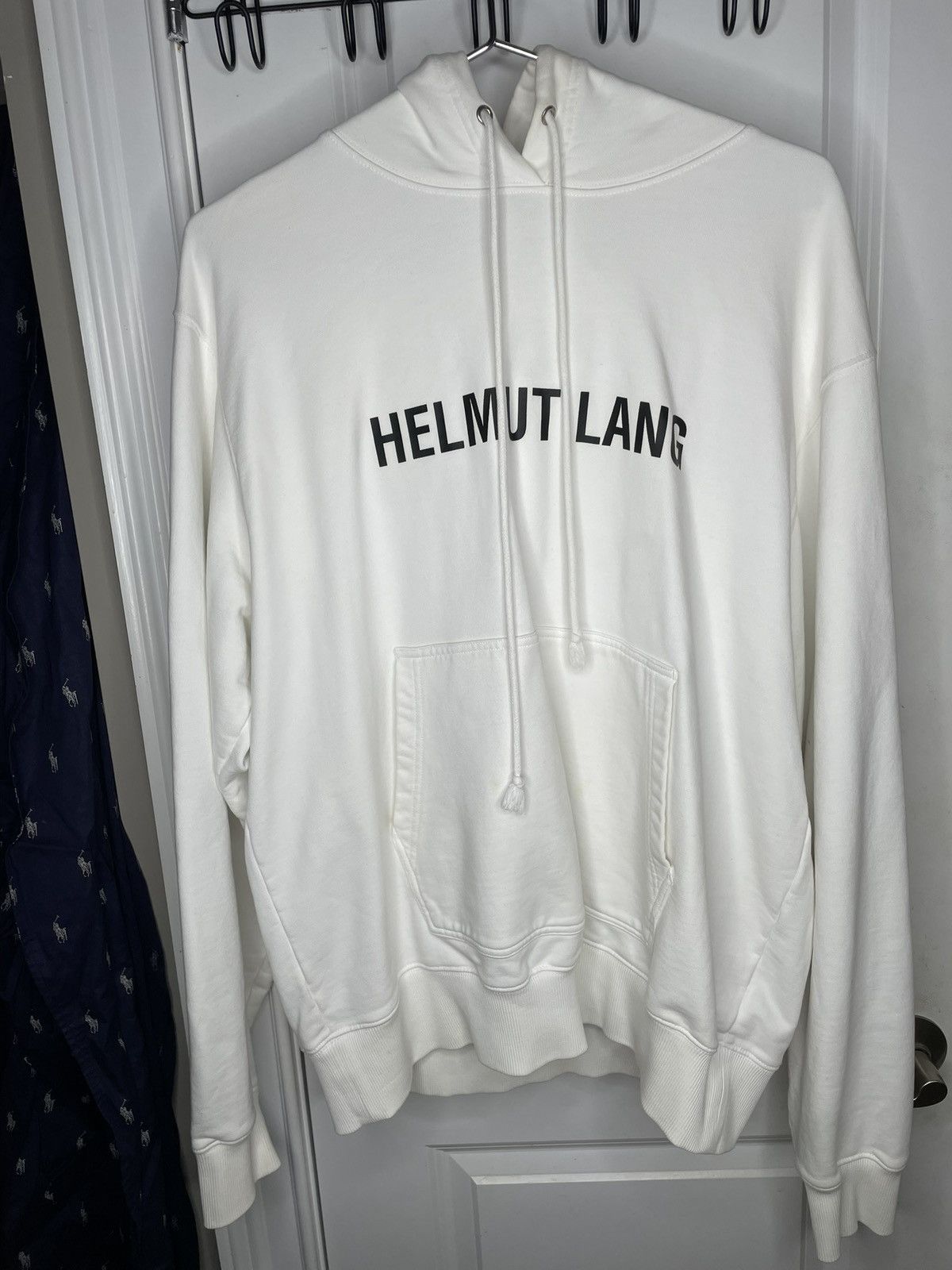 Helmut Lang Helmut Lang Core Logo Hoodie Size US XL / EU 56 / 4 - 1 Thumbnail