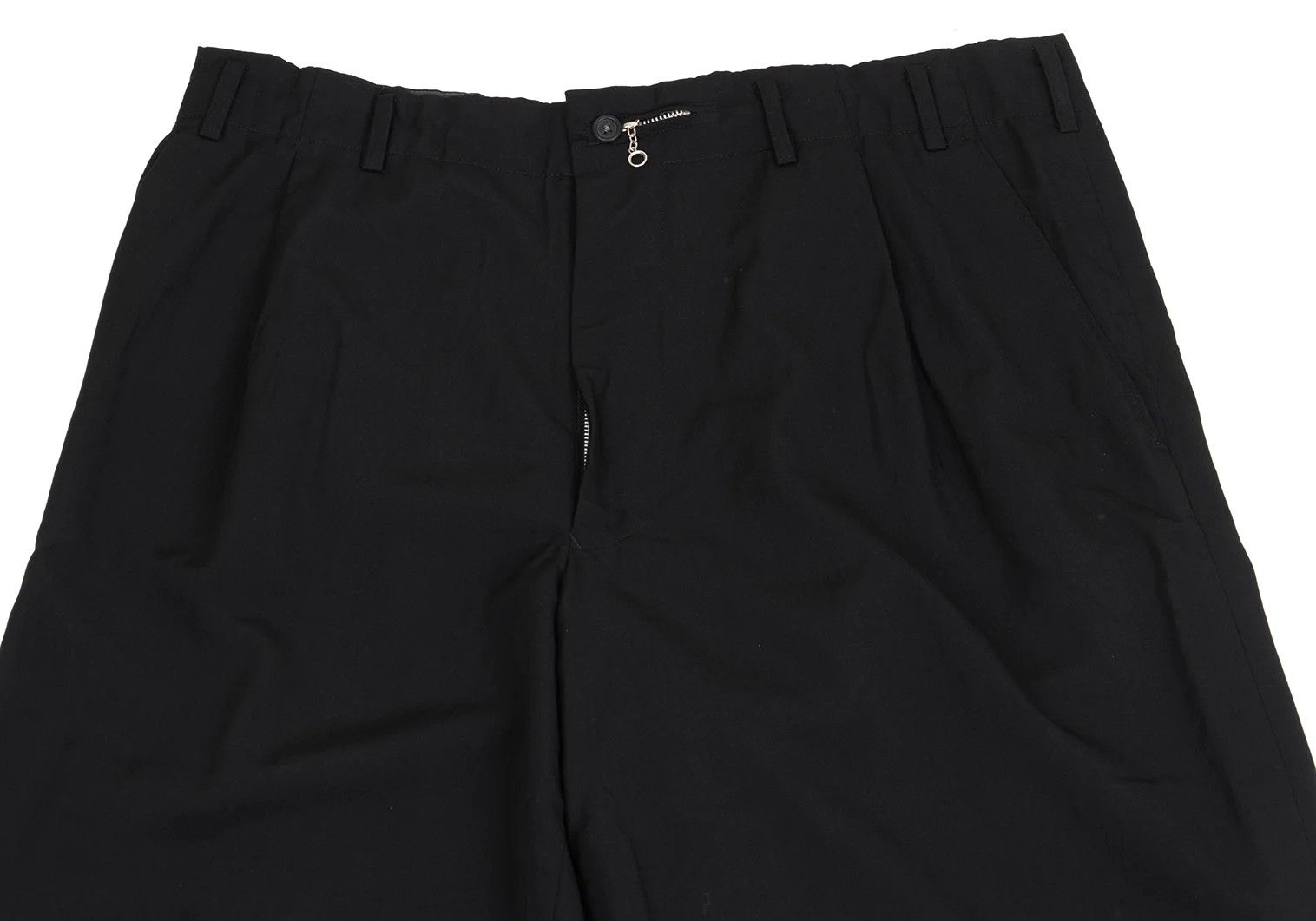 Yohji Yamamoto Yohji Yamamoto Wool Gabardine Zip Trousers Size US 38 / EU 54 - 2 Thumbnail