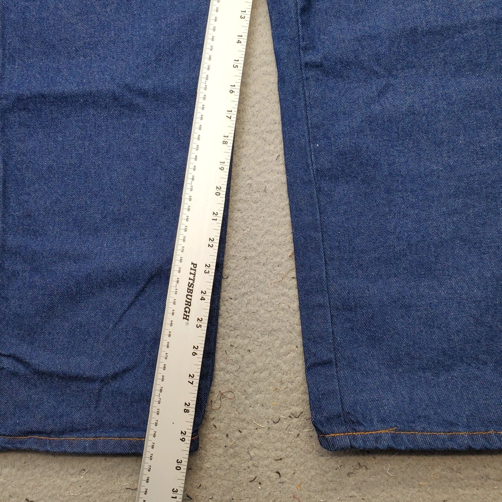 Dickies Dickies Jeans Men 40x30 Blue Denim Boho Straight Leg Relaxed CR393RNB Jeans Size 40 Men Blue Size US 40 / EU 56 - 4 Thumbnail