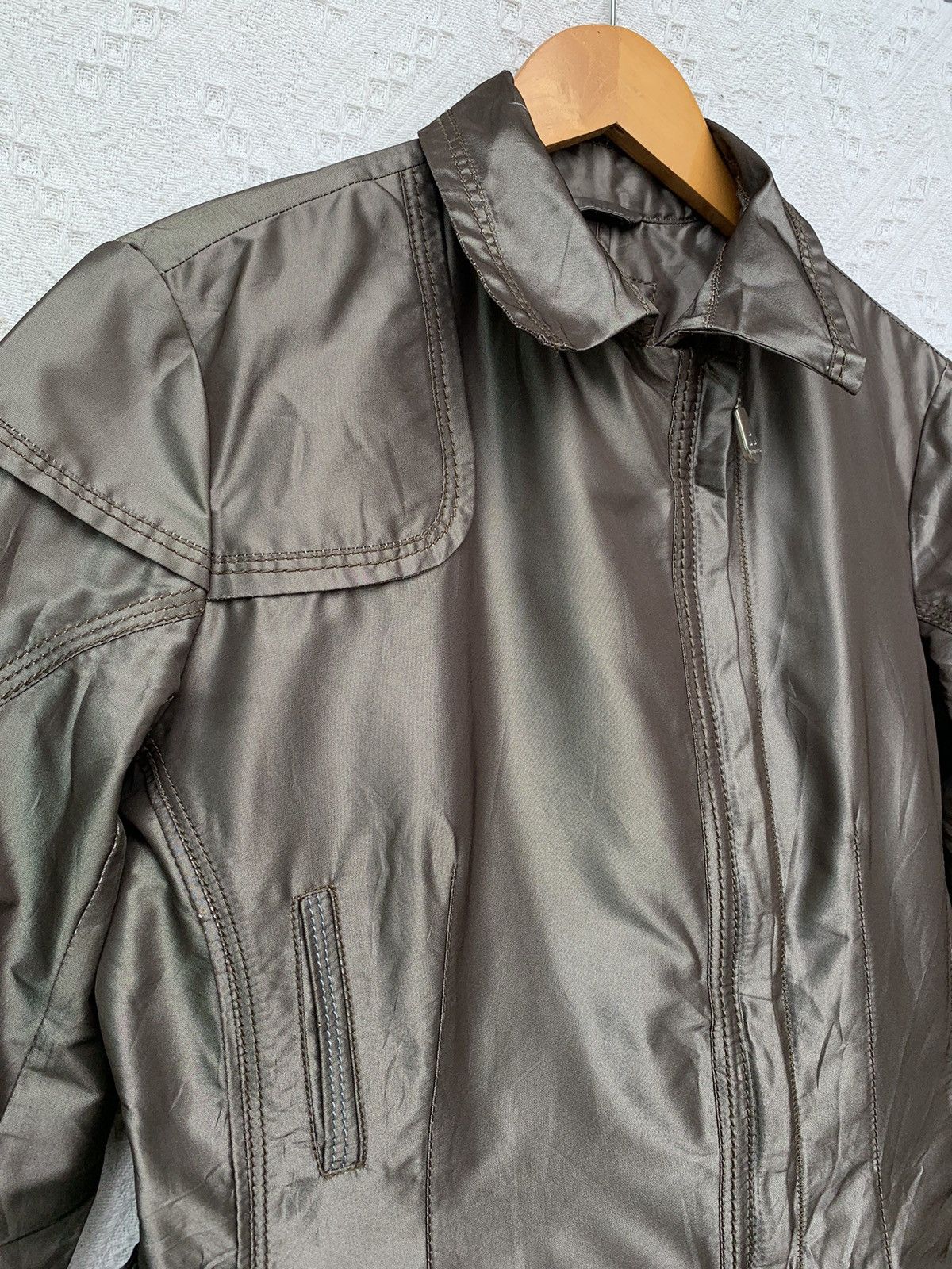 Peuterey Peuterey Asymmetrical Zipper Polyester Short Trenchcoat Size US M / EU 48-50 / 2 - 4 Thumbnail