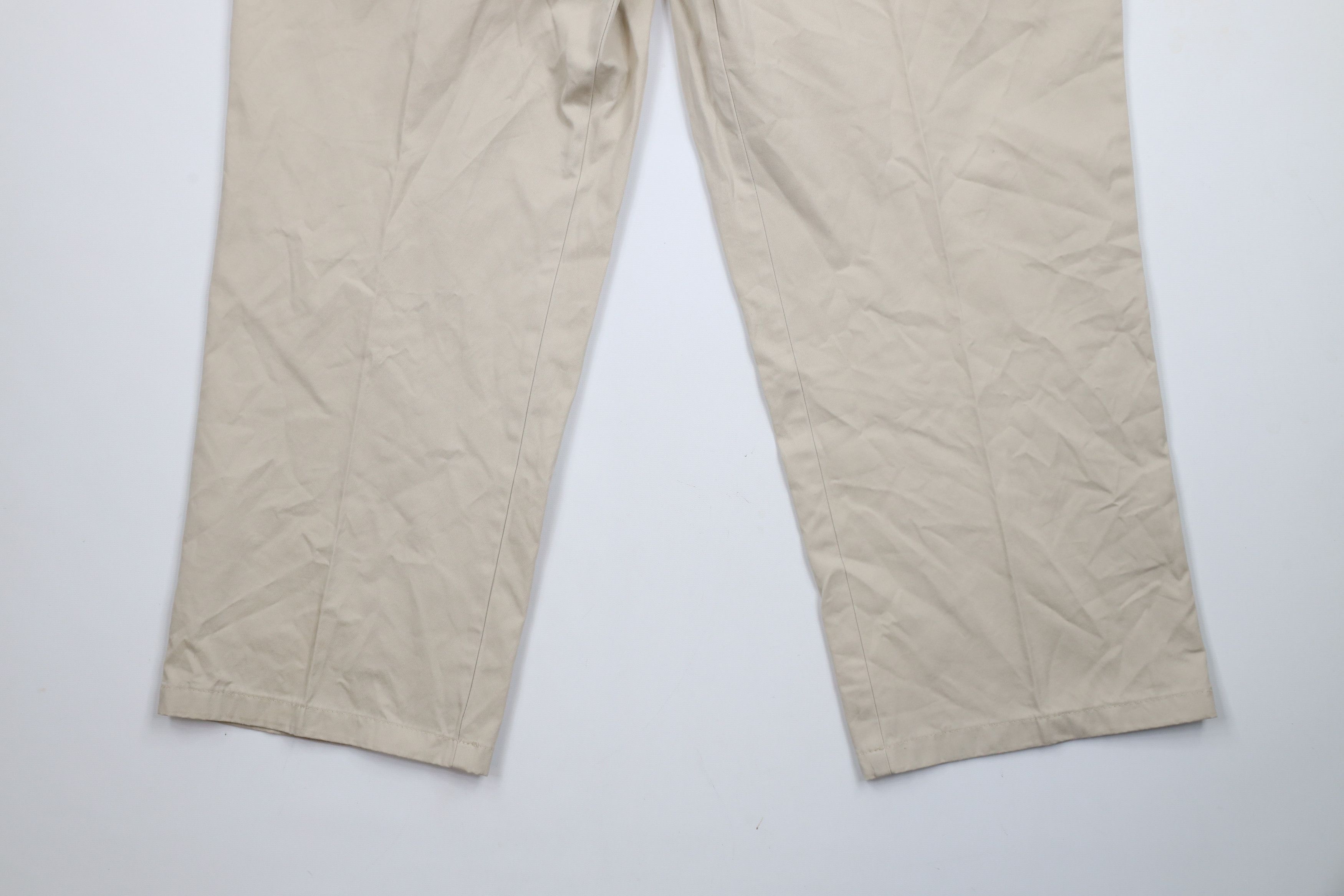 Ralph Lauren × Vintage Vintage 90s Ralph Lauren Chino Pants Trousers Beige Cotton Size US 36 / EU 52 - 4 Thumbnail