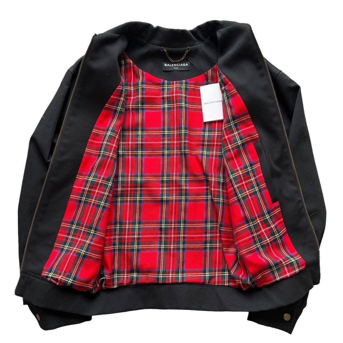 Balenciaga BALENCIAGA 2017AW ×DEMNA cropped zip up work jacket Size US M / EU 48-50 / 2 - 3 Thumbnail