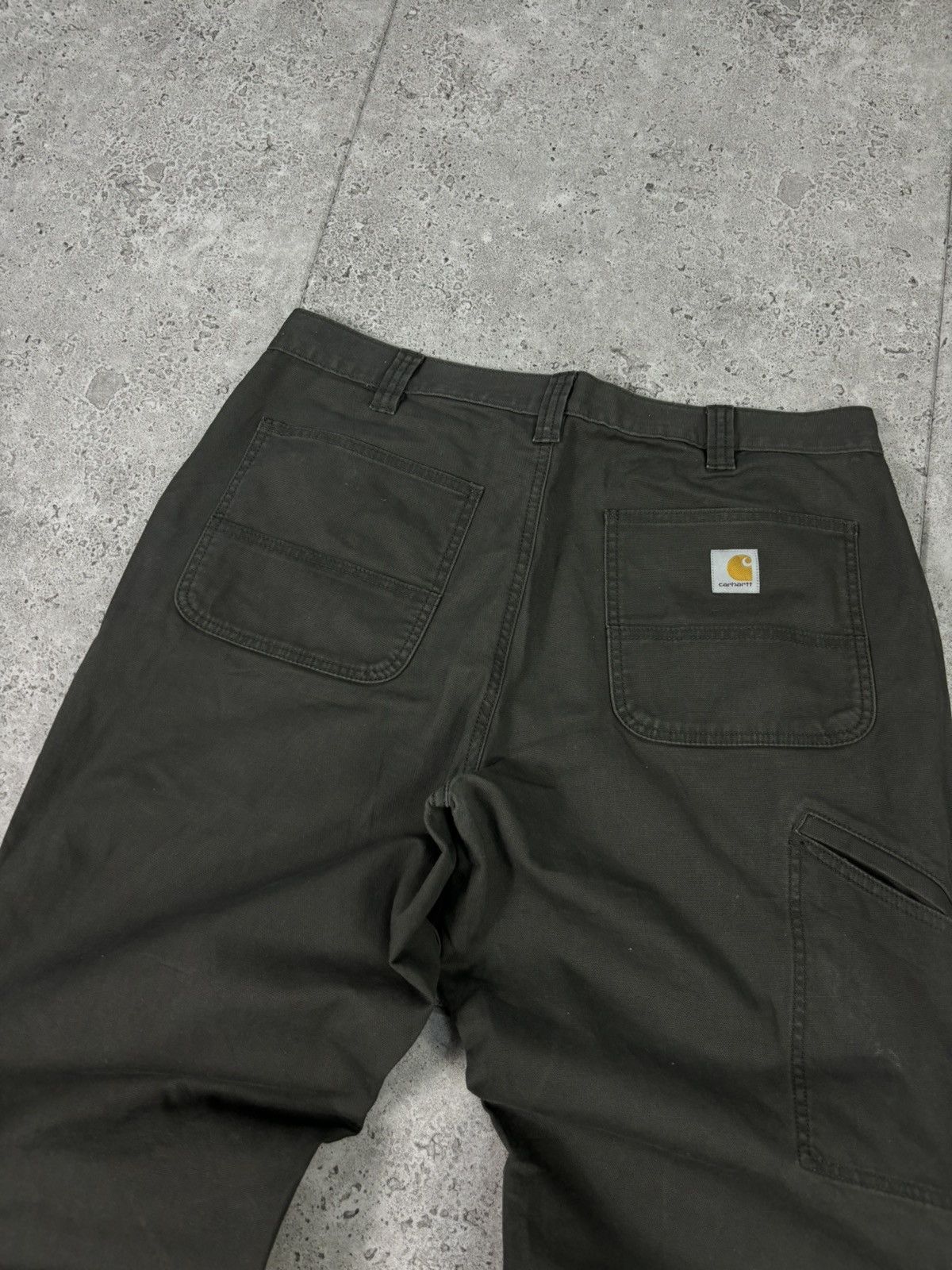 Carhartt × Vintage Crazy vintage y2k carhartt grey baggy denim pants japanese Size US 36 / EU 52 - 4 Thumbnail