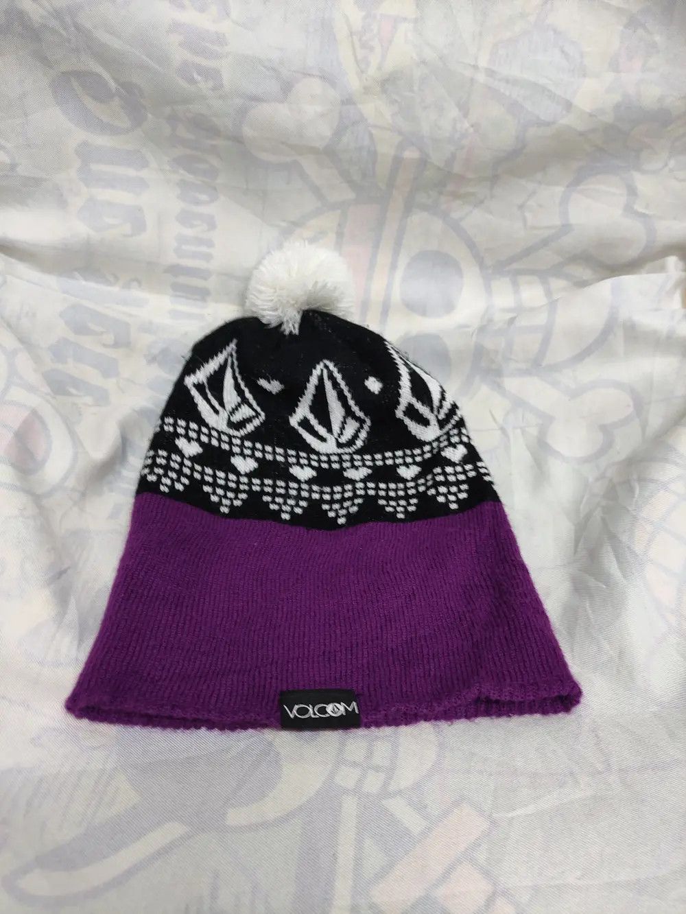 Vintage × Volcom VOLCOM VINTAGE BEANIE HAT Size ONE SIZE - 4 Thumbnail