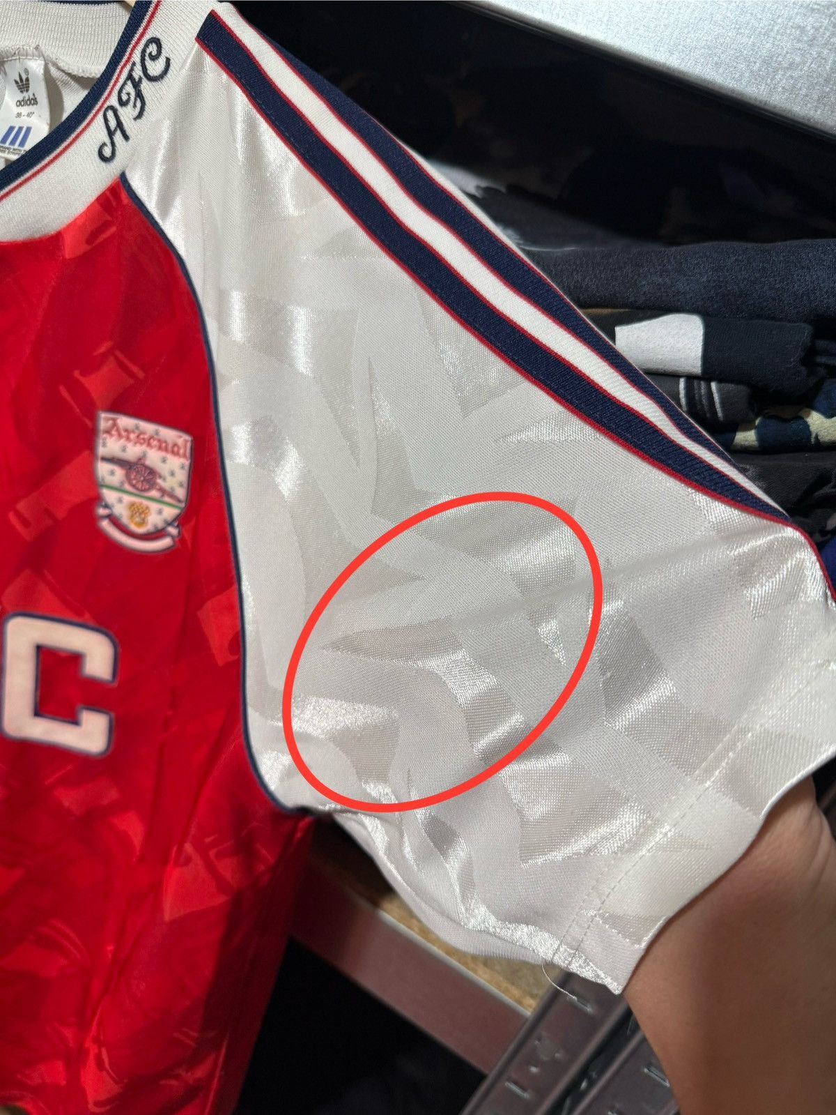 Adidas Vintage Adidas Arsenal 1990 1991 1992 Home Soccer Jersey Size US L / EU 52-54 / 3 - 10 Thumbnail