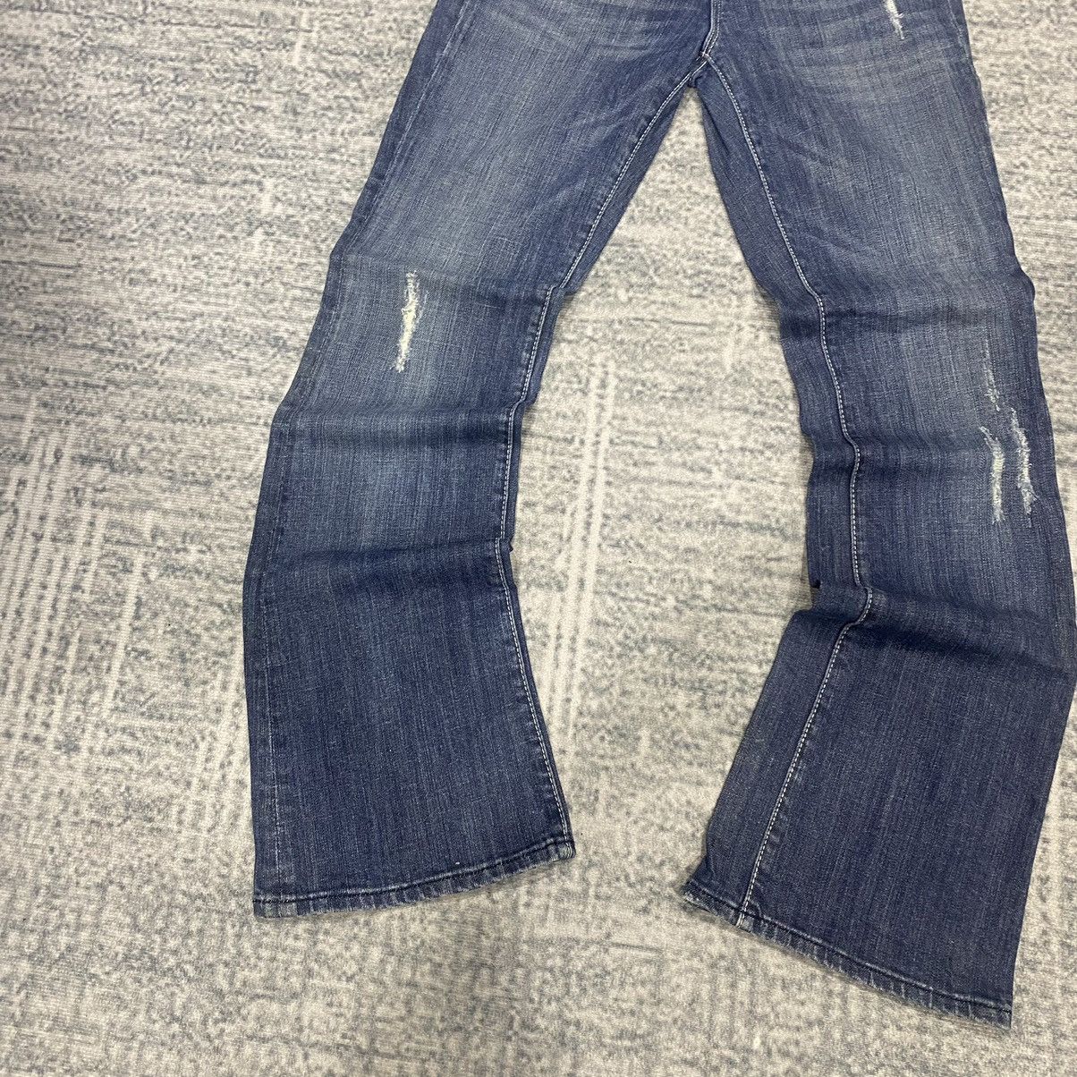 Hysteric Glamour × Japanese Brand × Le Grande Bleu (L.G.B.) Flare☠️Vigoss Ripped Bootcut Jeans Washed Vintage 90s Size US 30 / EU 46 - 4 Thumbnail