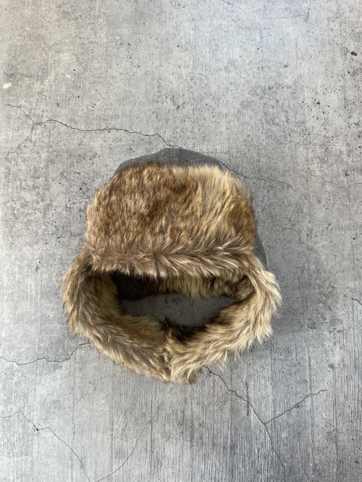Vintage Ushanka Trapper Hat Furry Mohair Fuzzy Fur Hat Y2K Size ONE SIZE - 2 Thumbnail