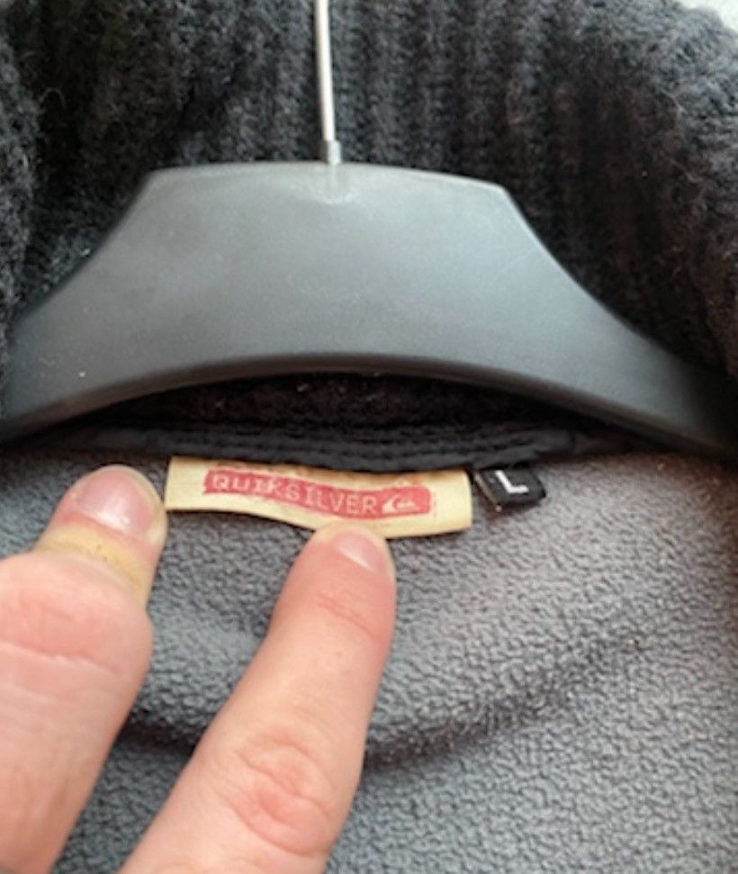 Japanese Brand × Quiksilver × Vintage QUIKSILVER Y2K JAPANESE ZIP SWEATER Size US L / EU 52-54 / 3 - 6 Thumbnail