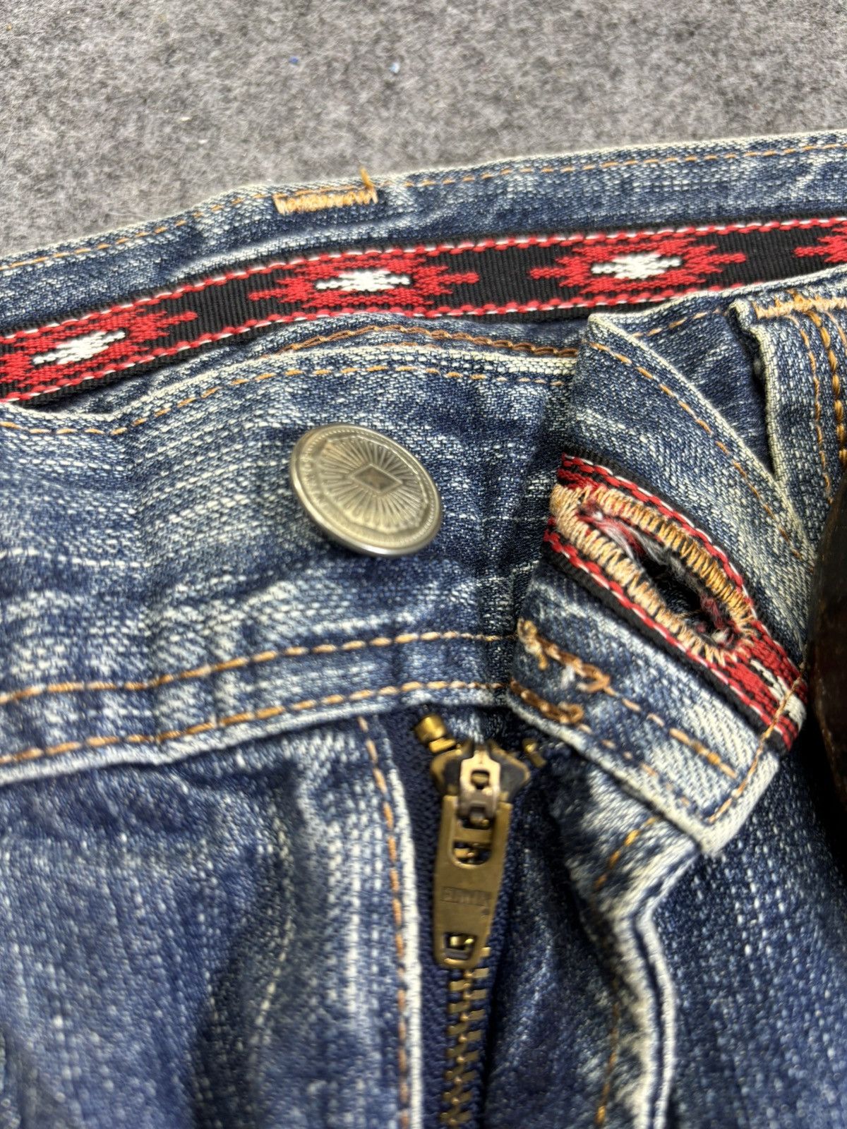 Edwin EDWIN Navajo Designer Stylish Fades Bush Pant Denim F862 Size US 33 - 9 Thumbnail