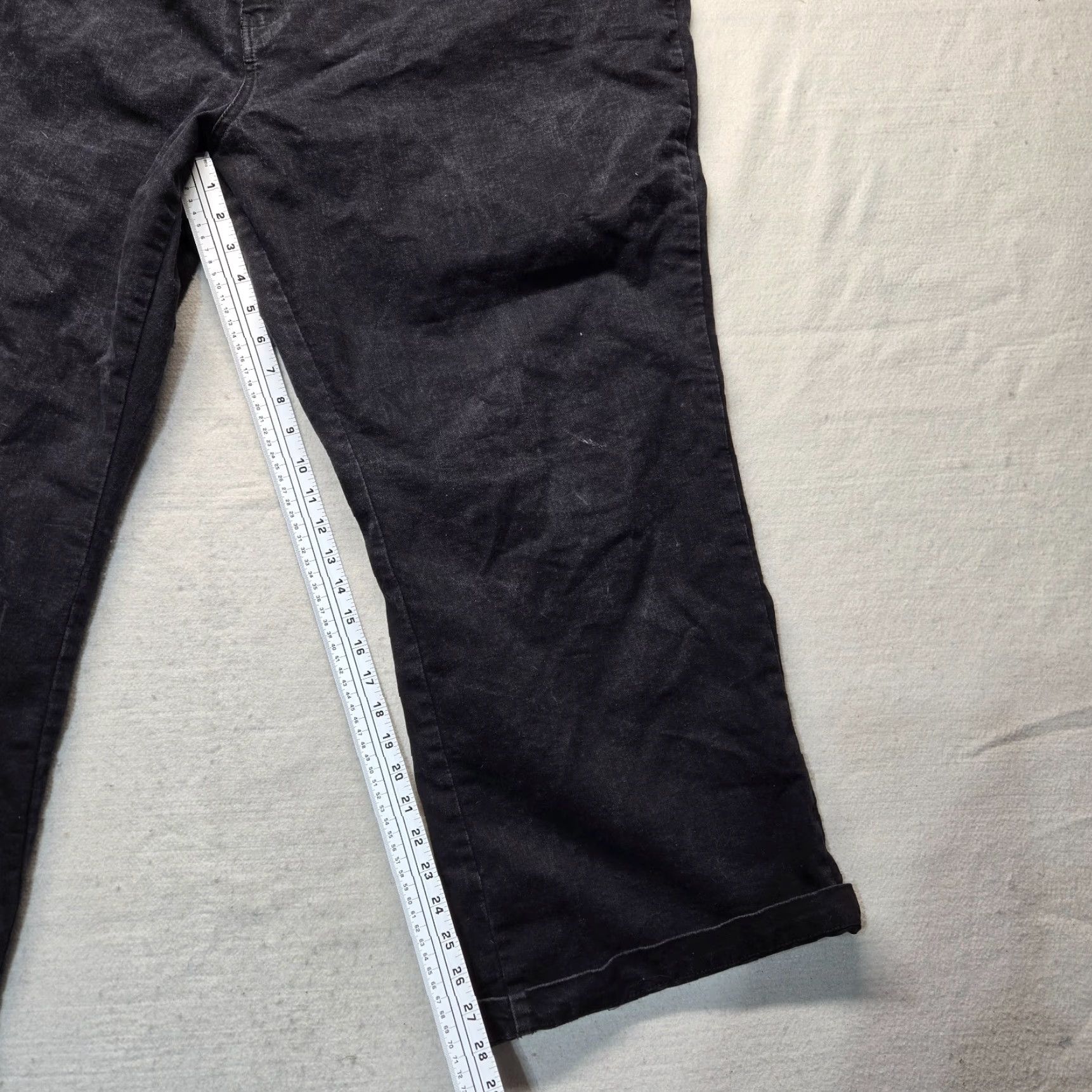 Vintage VINTAGE Woman Within Jeans Denim Pants Roll Tab Adult Plus Size 30W Black Chino Jeans Nature 90s Mens Womens Size 30" / US 8 / IT 44 - 6 Thumbnail