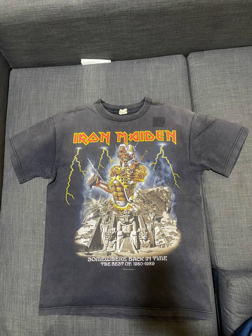Band Tees Vintage Iron Maiden Somewhere Back In Time Size US M / EU 48-50 / 2 - 1 Thumbnail