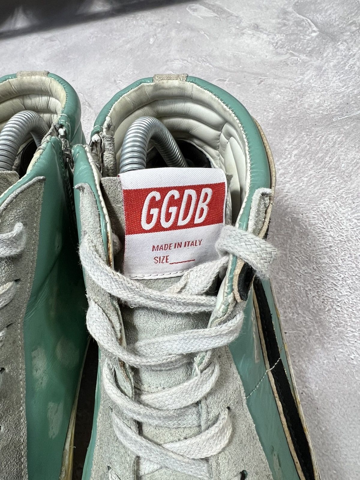 Golden Goose × Vintage Vintage Golden Goose Slide Distressed Sneakers Size US 8 / EU 41 - 4 Thumbnail