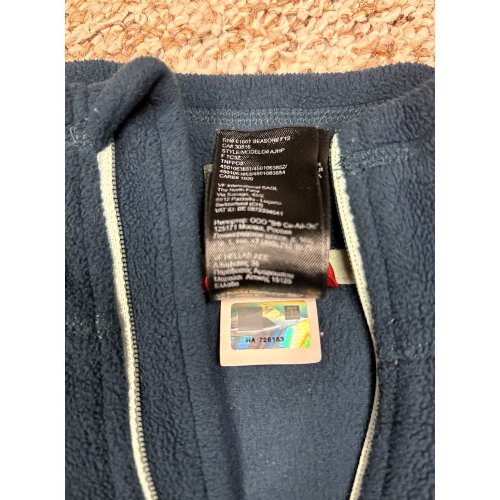 The North Face The North Face Jacket Women’s S Small Fleece Navy Blue Quarter Zip Outdoors Casual Travel Workwear Size S / US 4 / IT 40 - 5 Thumbnail