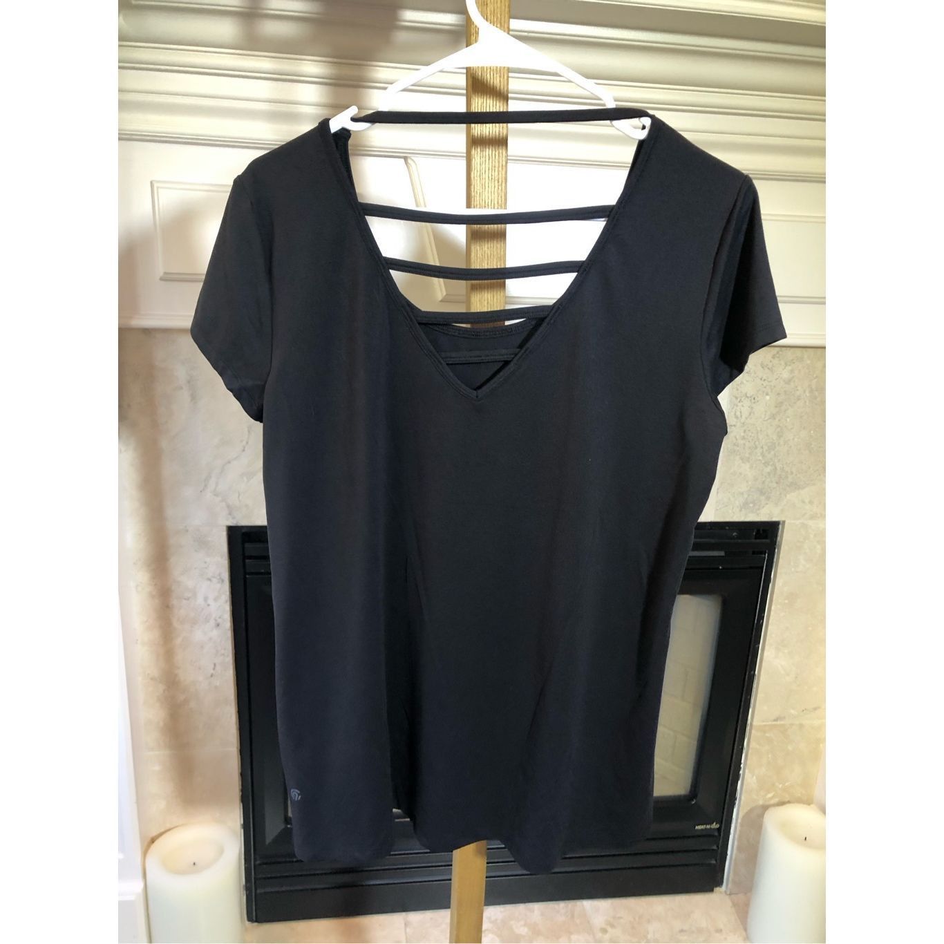 Champion Champion Women’s Athletic Short Sleeve Black T-Shirt Size L Size L / US 10 / IT 46 - 2 Thumbnail