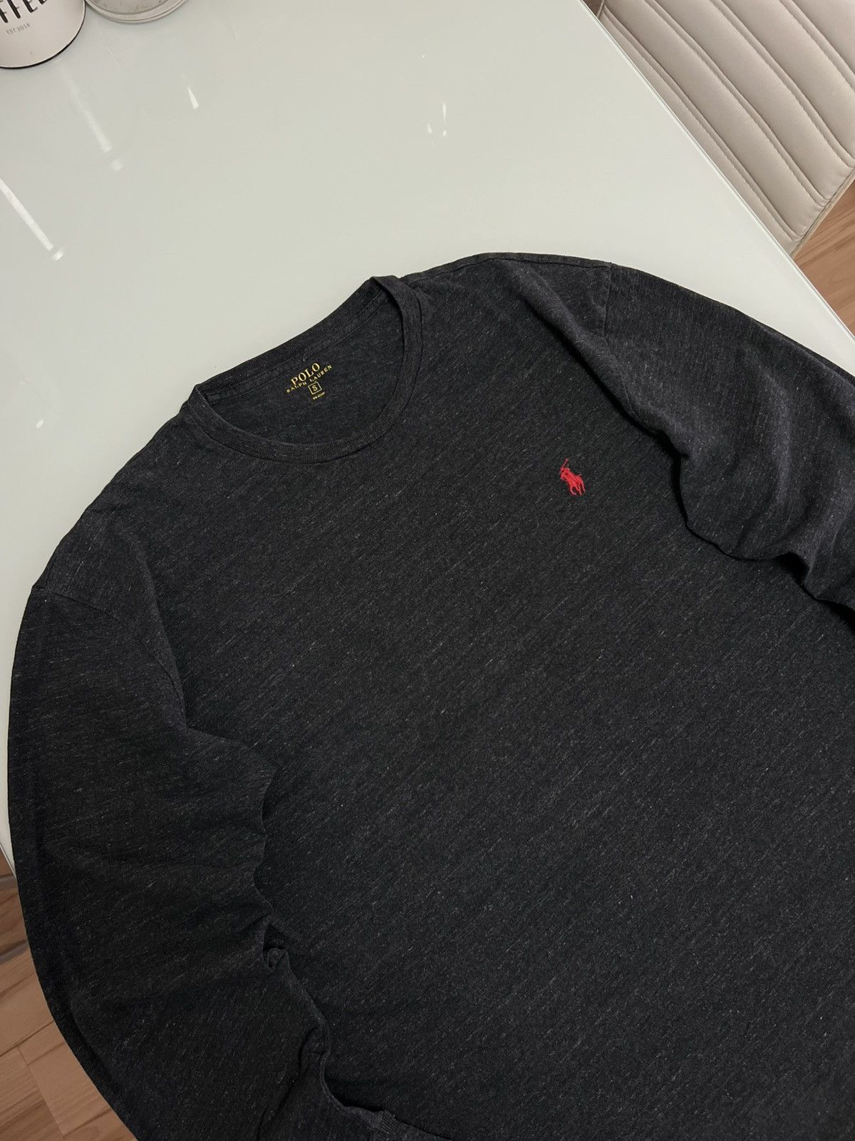 Polo Ralph Lauren Vintage Polo Ralph Lauren Long Sleeve Dark Grey Size US S / EU 44-46 / 1 - 5 Thumbnail